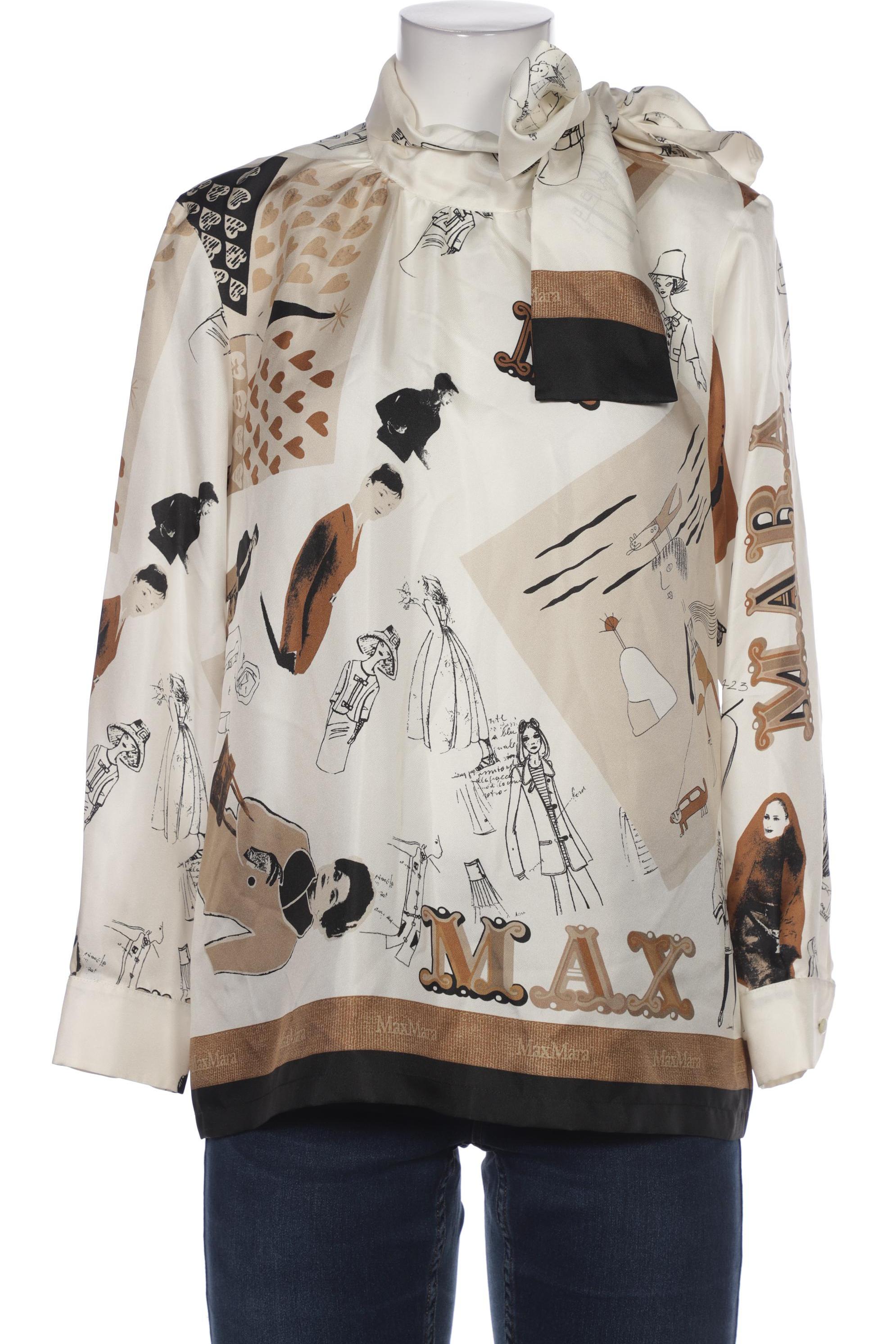 

Max Mara Damen Bluse, cremeweiß, Gr. 42