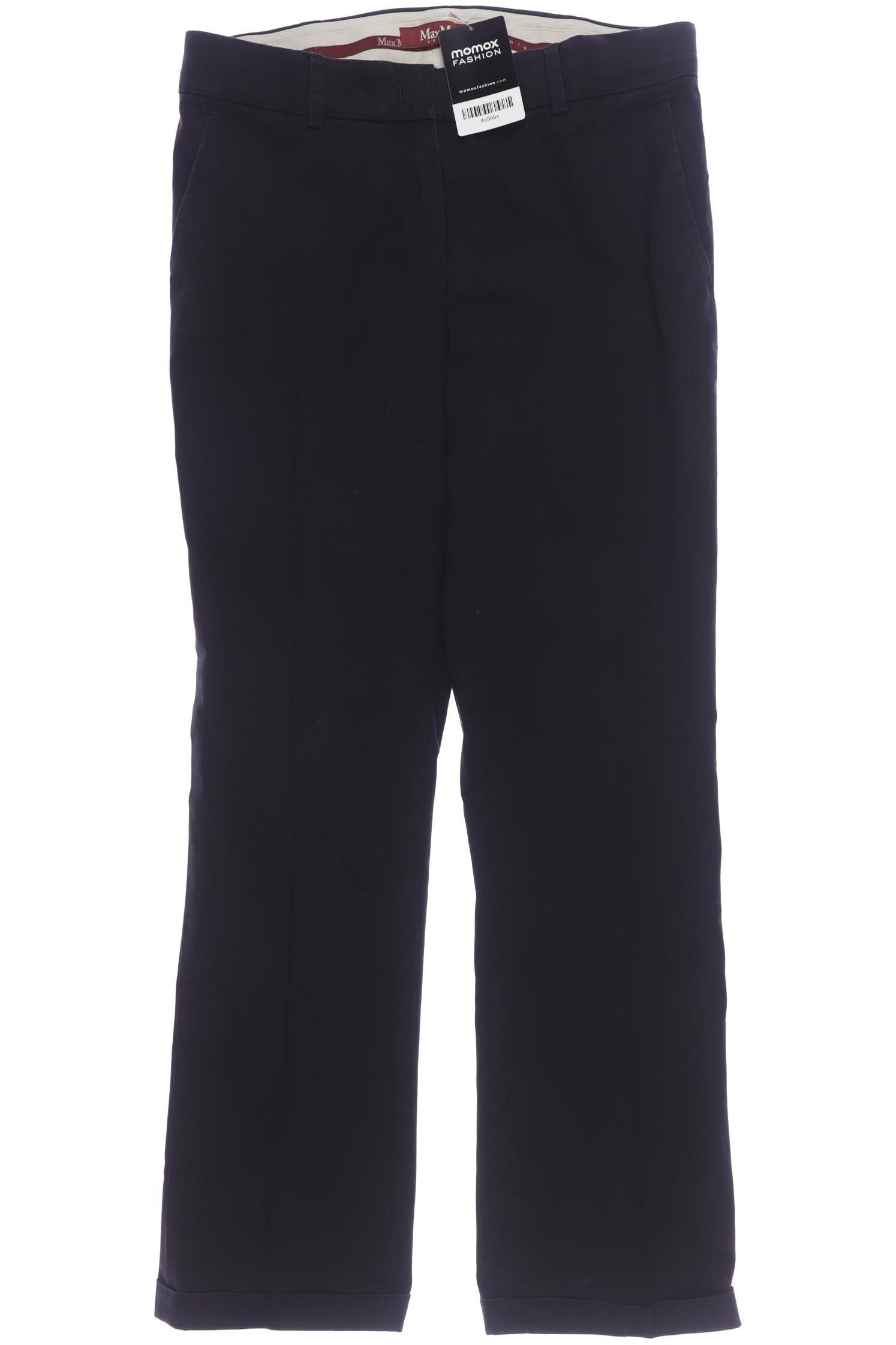 

Max Mara Damen Stoffhose, schwarz, Gr. 38