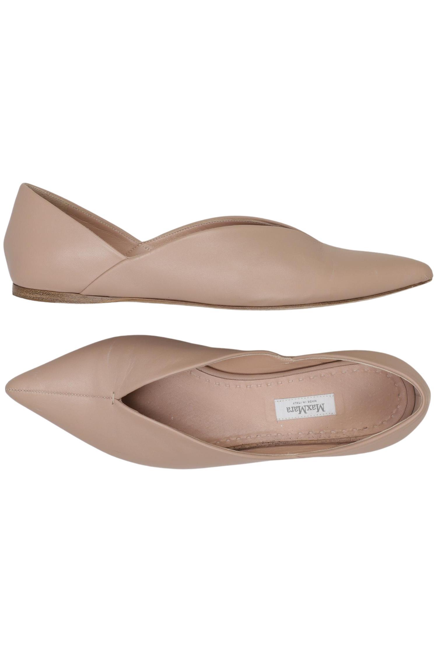

Max Mara Damen Ballerinas, beige, Gr. 39