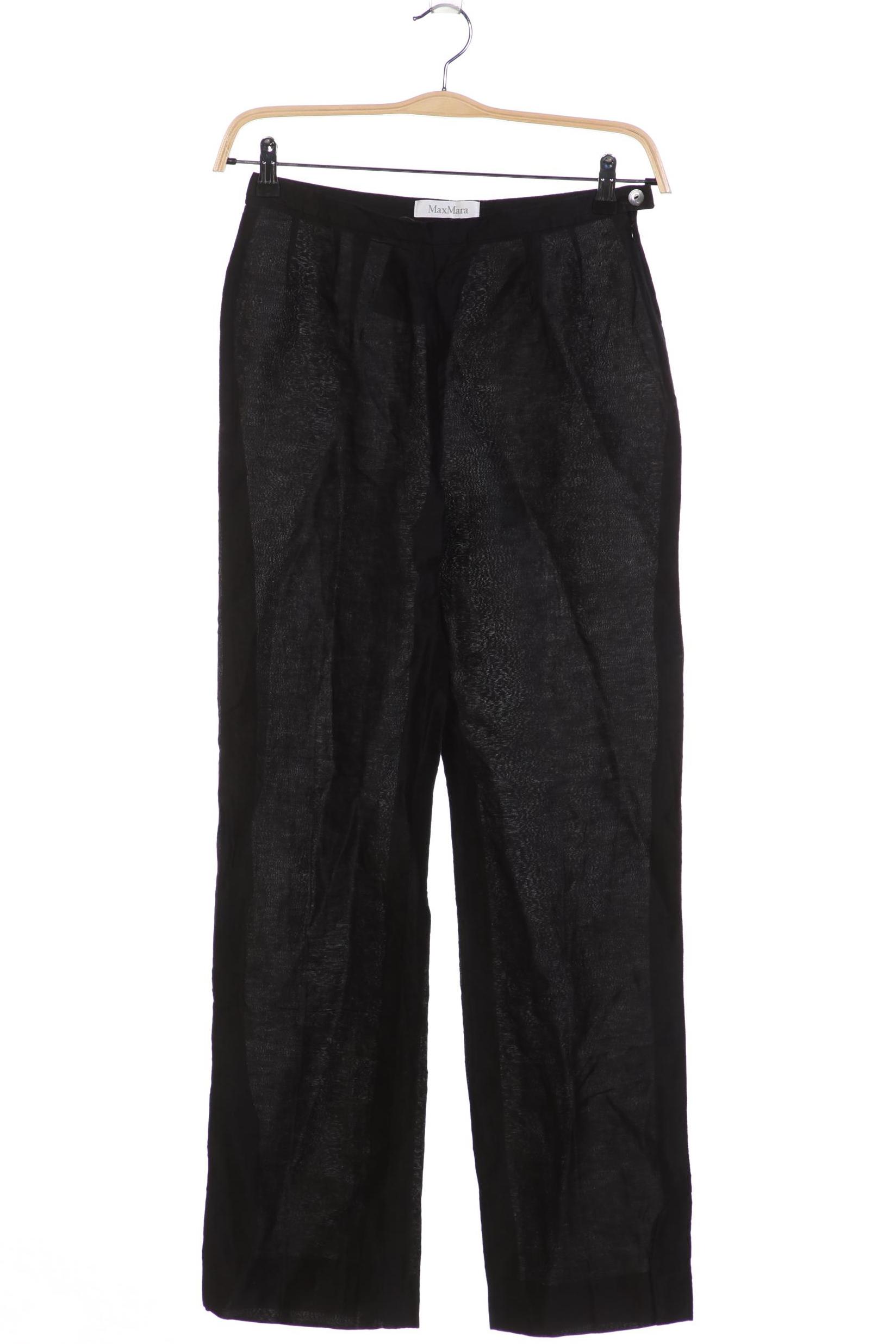 

Max Mara Damen Stoffhose, schwarz, Gr. 38