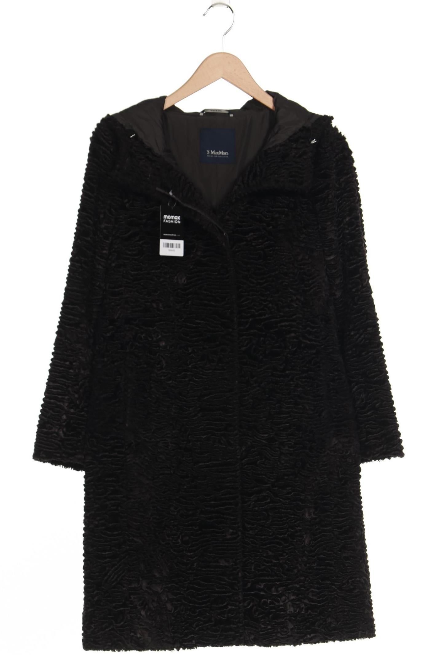 

Max Mara Damen Mantel, schwarz, Gr. 34