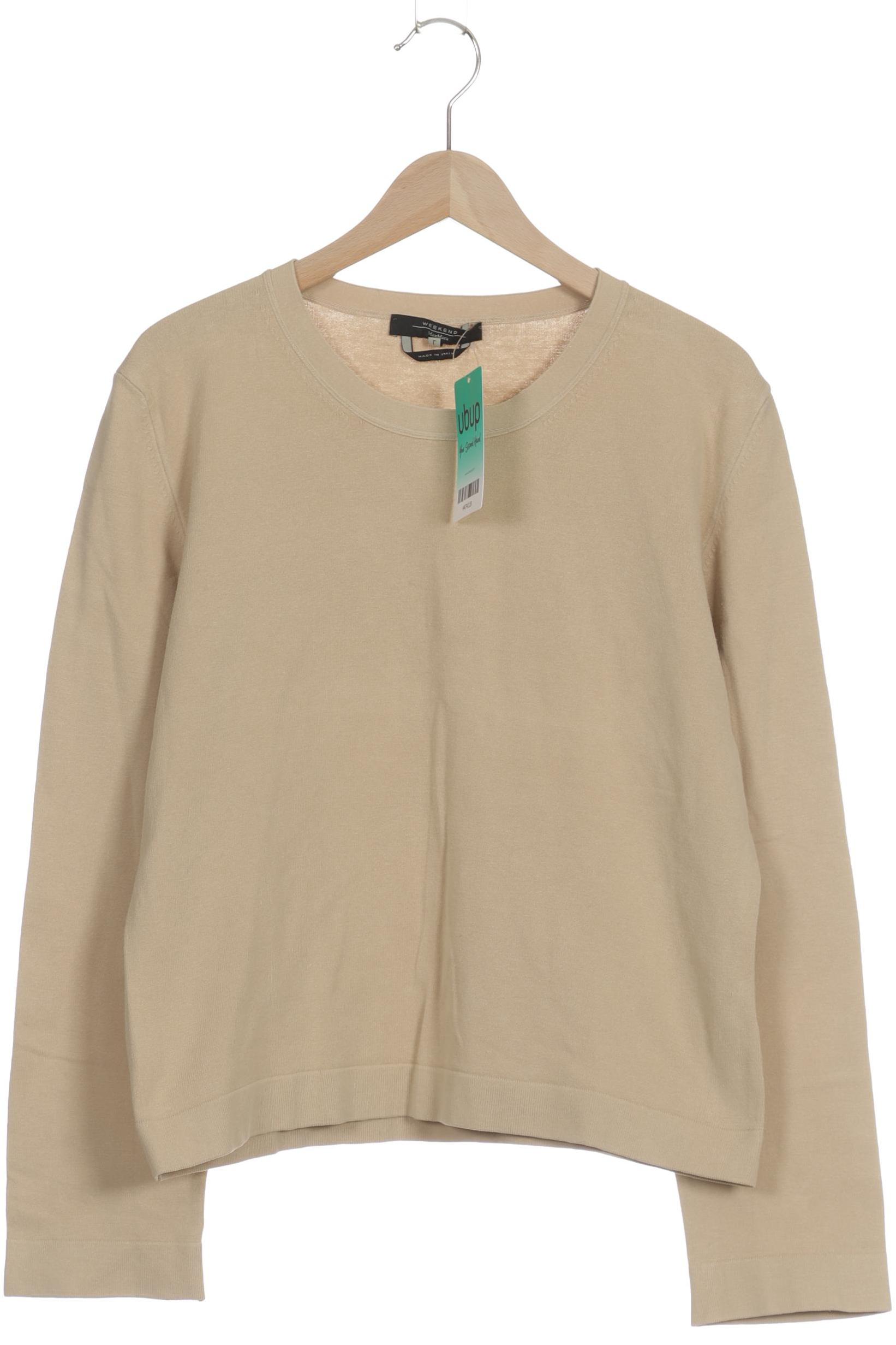 

Max Mara Damen Pullover, beige, Gr. 42