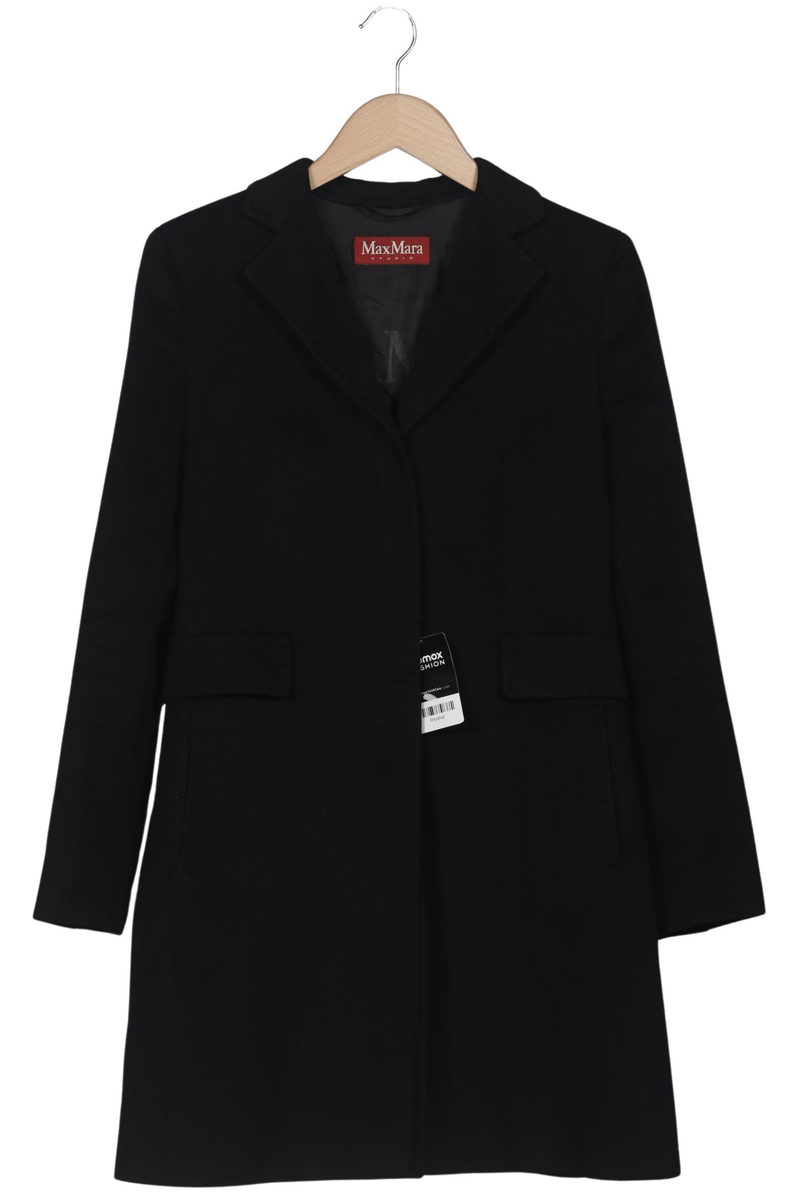 

Max Mara Damen Mantel, schwarz, Gr. 38