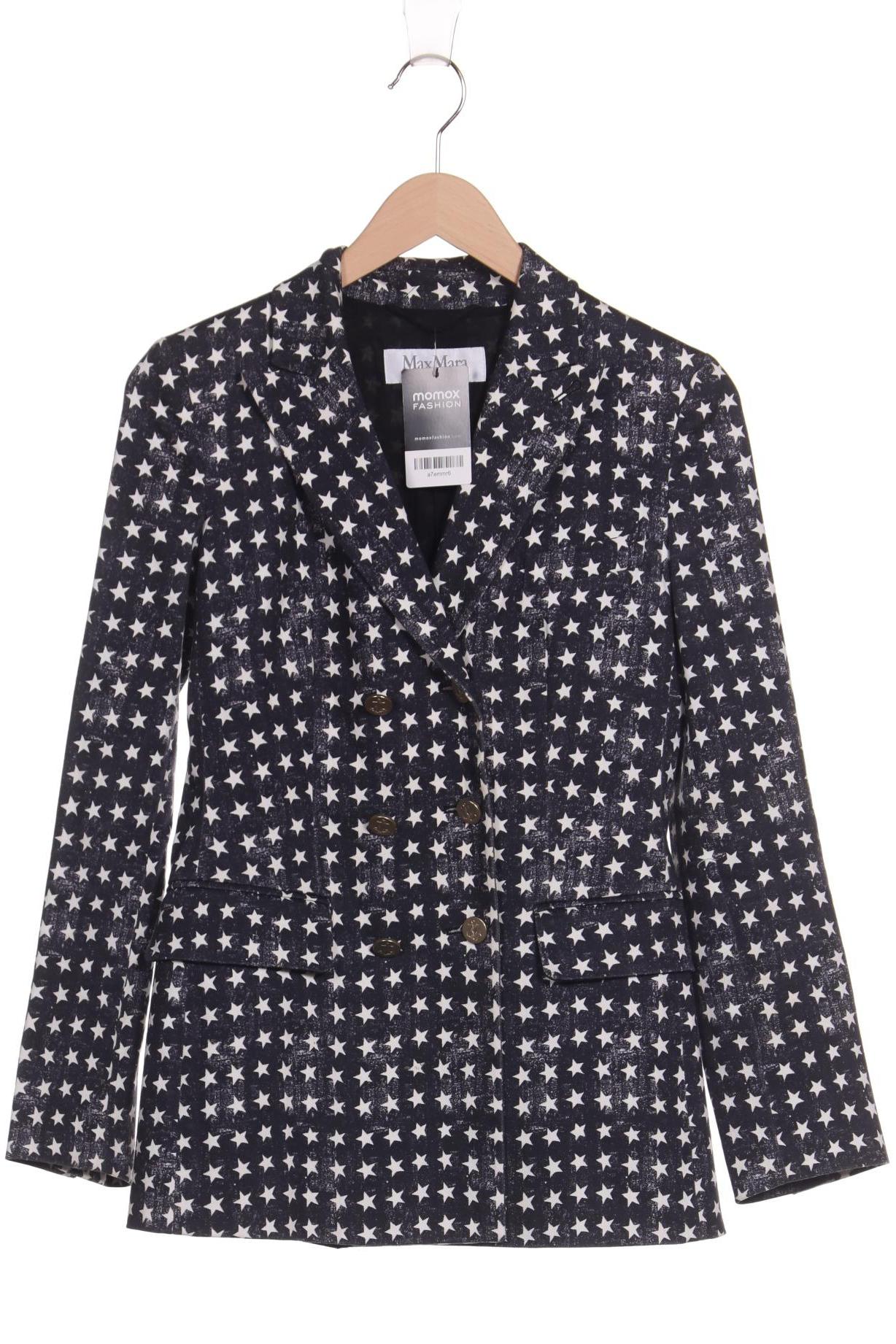 

Max Mara Damen Jacke, marineblau, Gr. 38