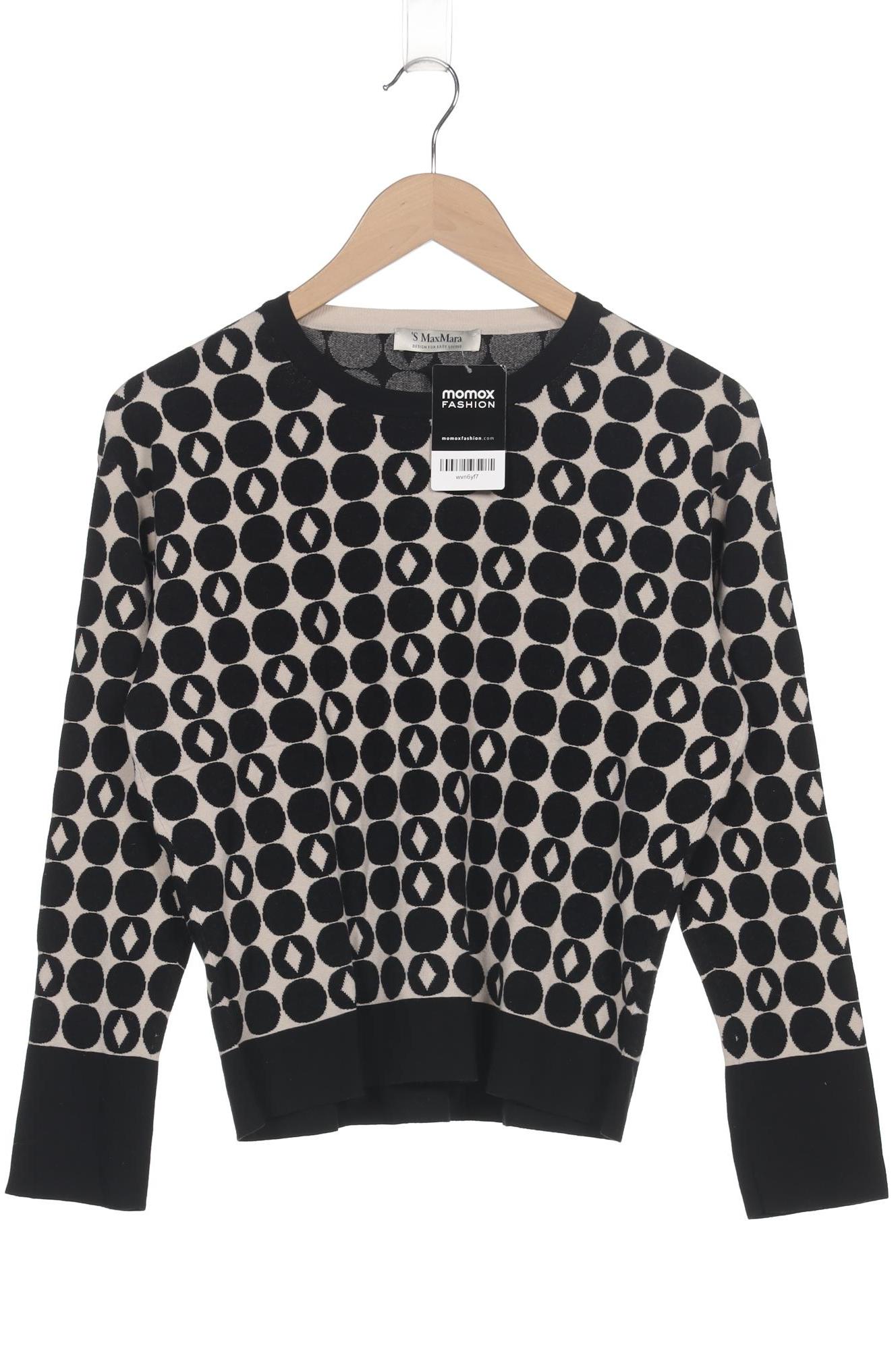 

Max Mara Damen Pullover, schwarz, Gr. 38