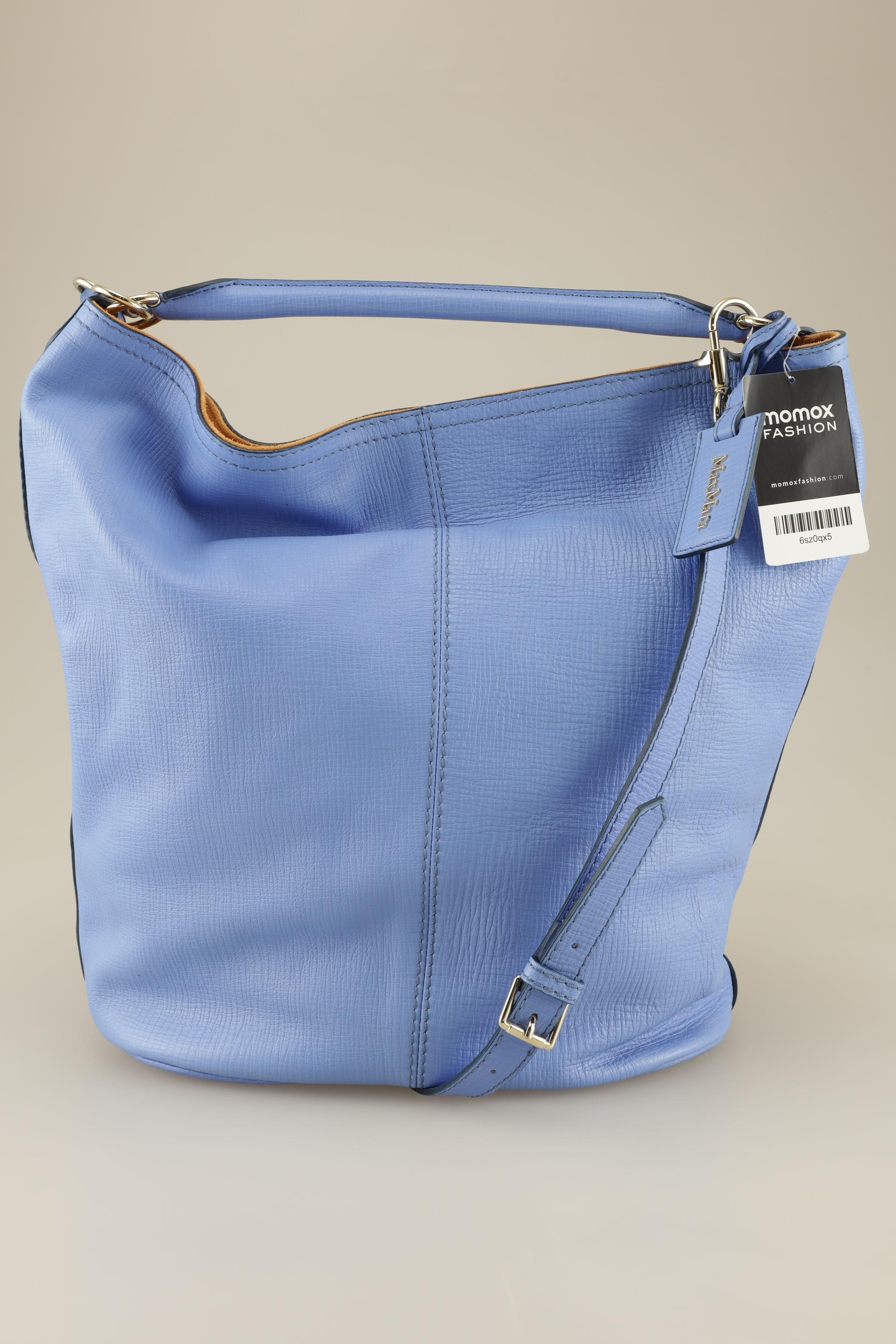 

Max Mara Damen Handtasche, hellblau, Gr.