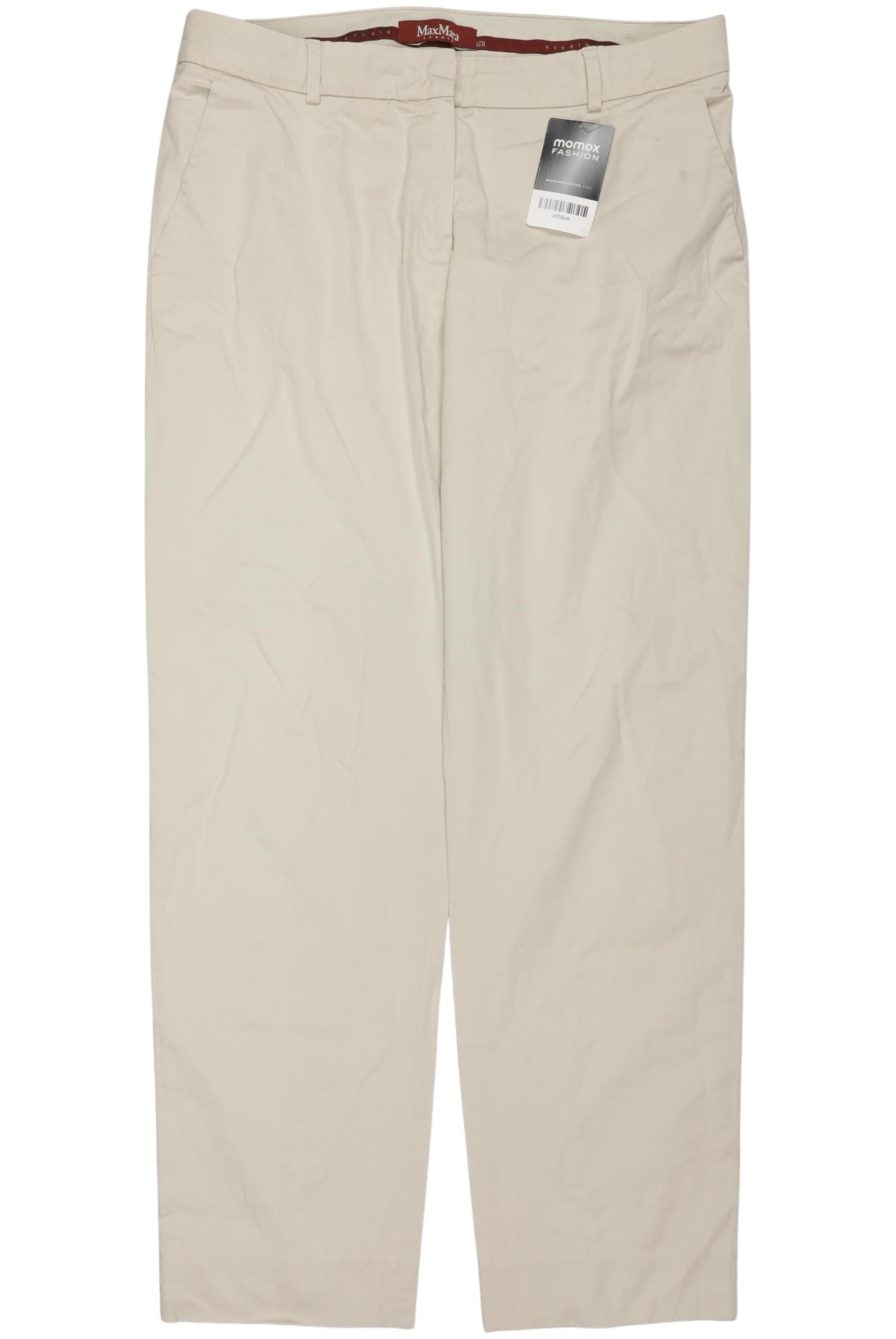 

Max Mara Damen Stoffhose, cremeweiß, Gr. 42