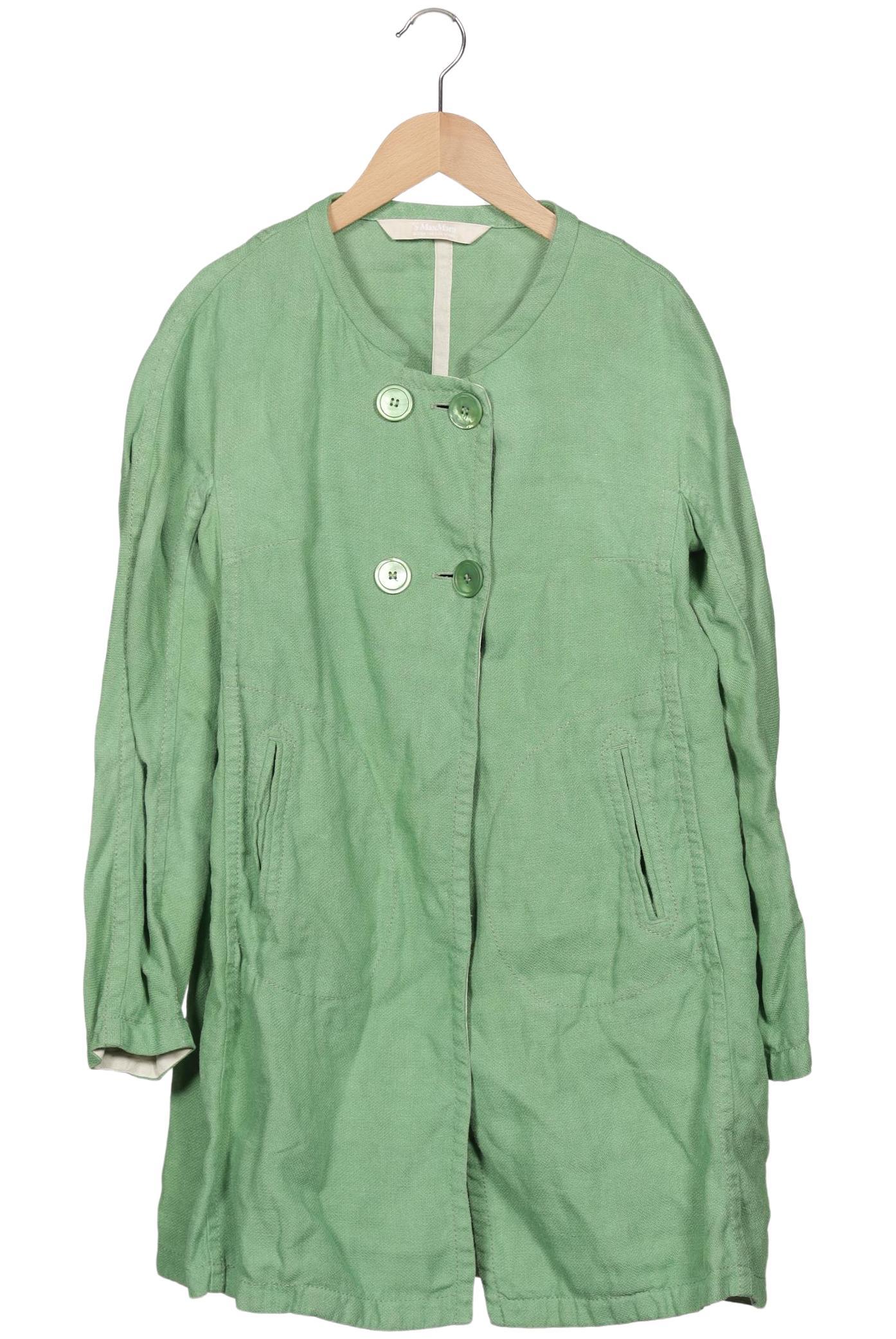 

Max Mara Damen Mantel, grün, Gr. 36