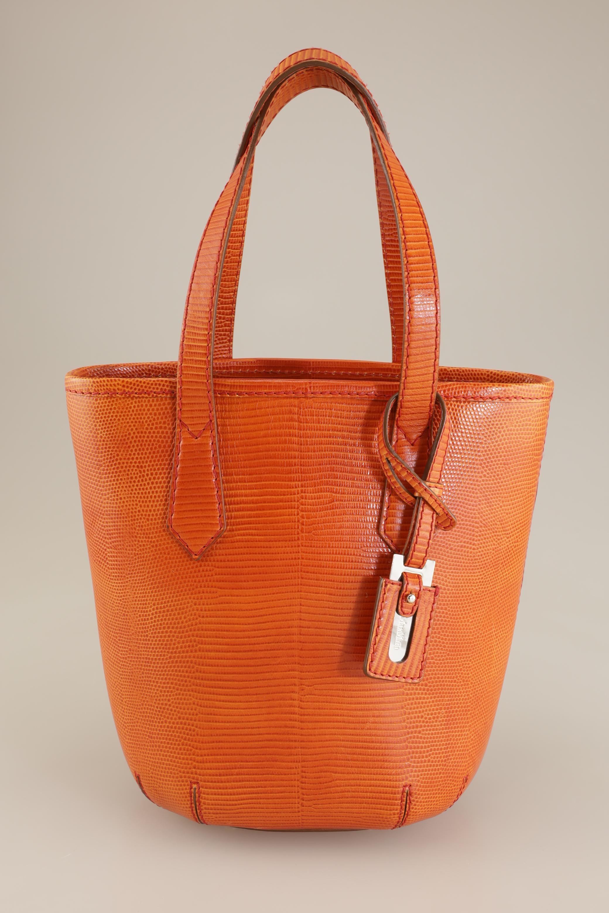 

Max Mara Damen Handtasche, orange, Gr.