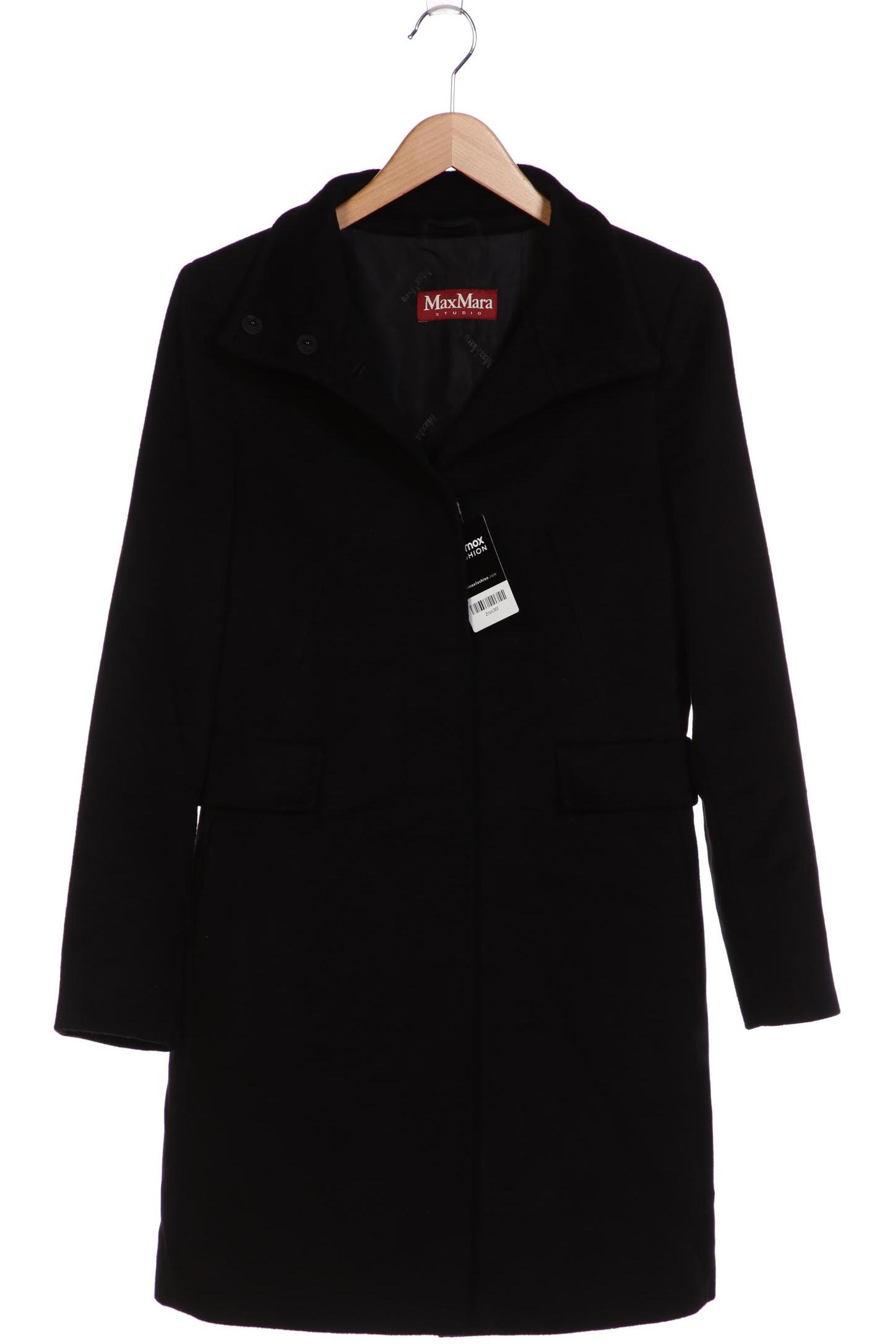 

Max Mara Damen Mantel, schwarz, Gr. 38