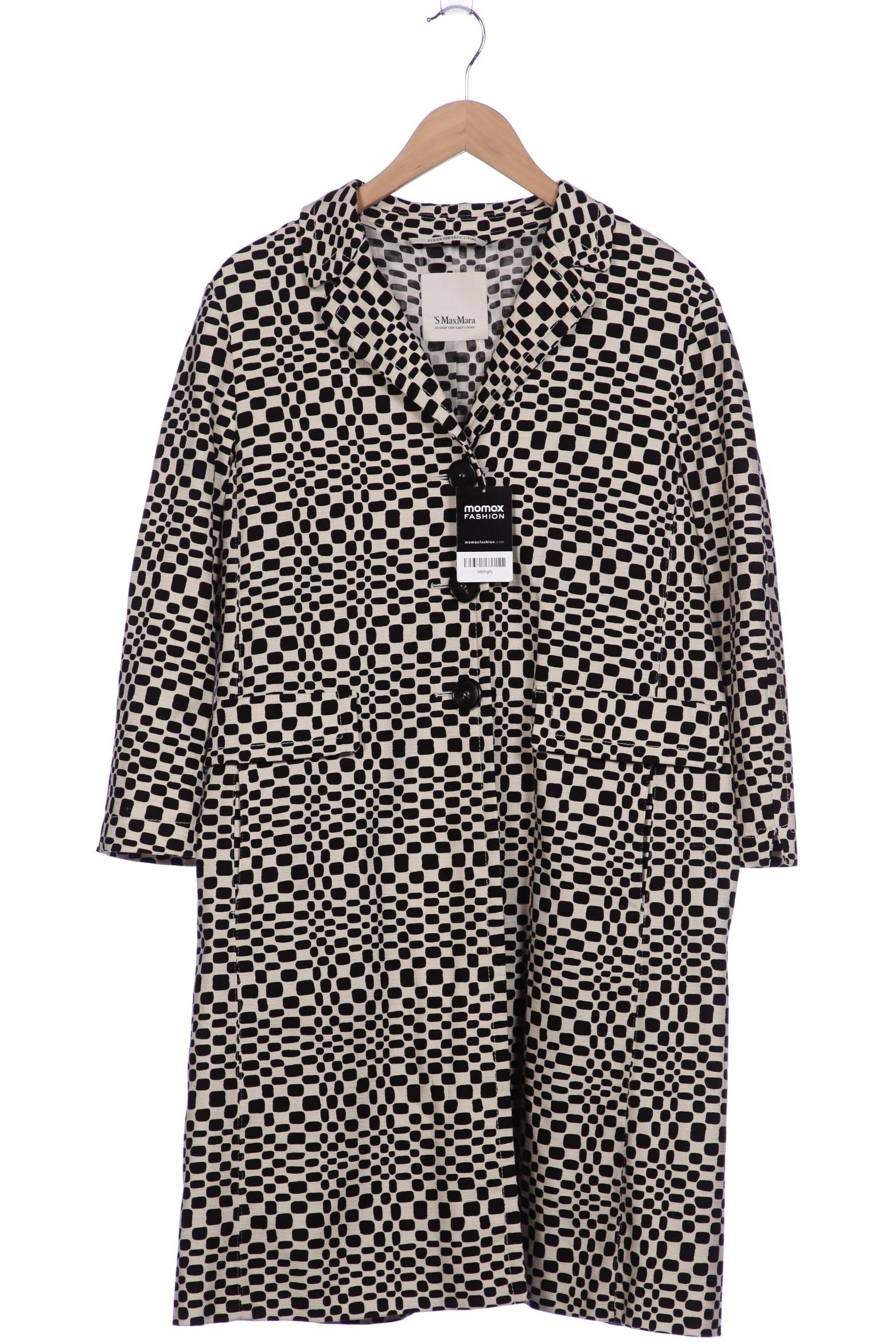 

Max Mara Damen Mantel, schwarz, Gr. 42