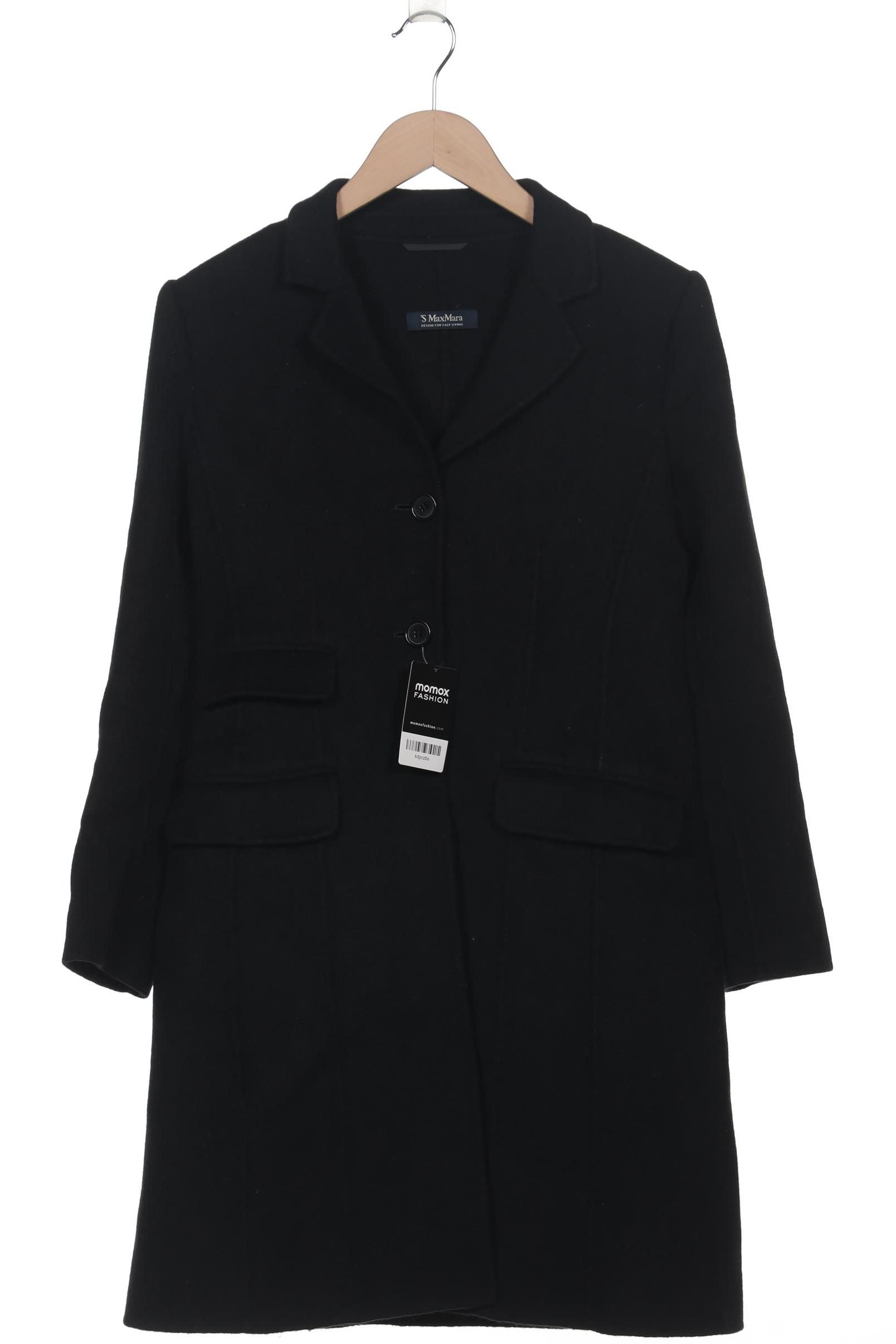 

Max Mara Damen Mantel, schwarz, Gr. 38