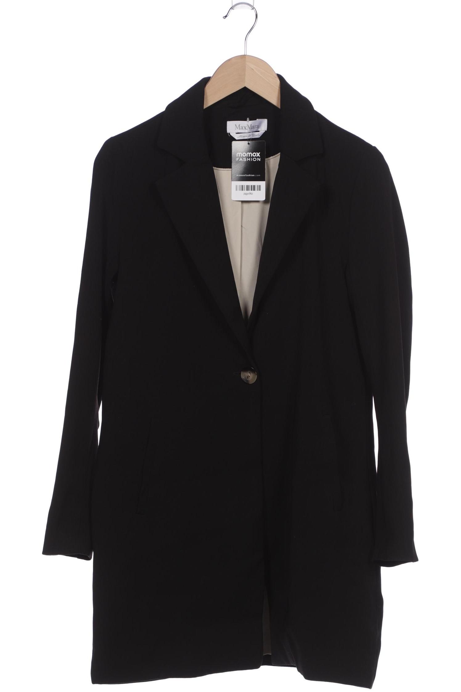 

Max Mara Damen Mantel, schwarz, Gr. 36