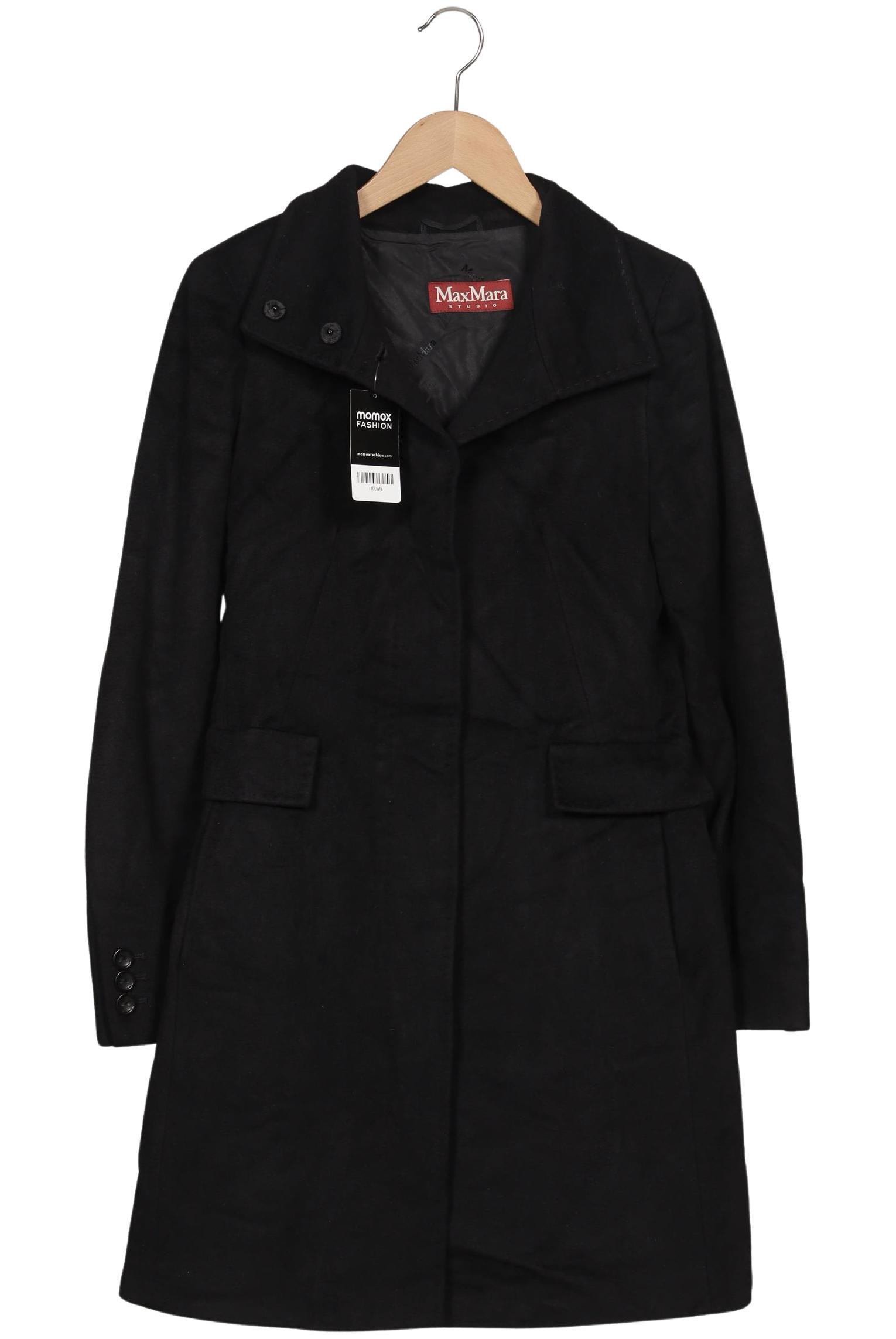 

Max Mara Damen Mantel, schwarz, Gr. 36