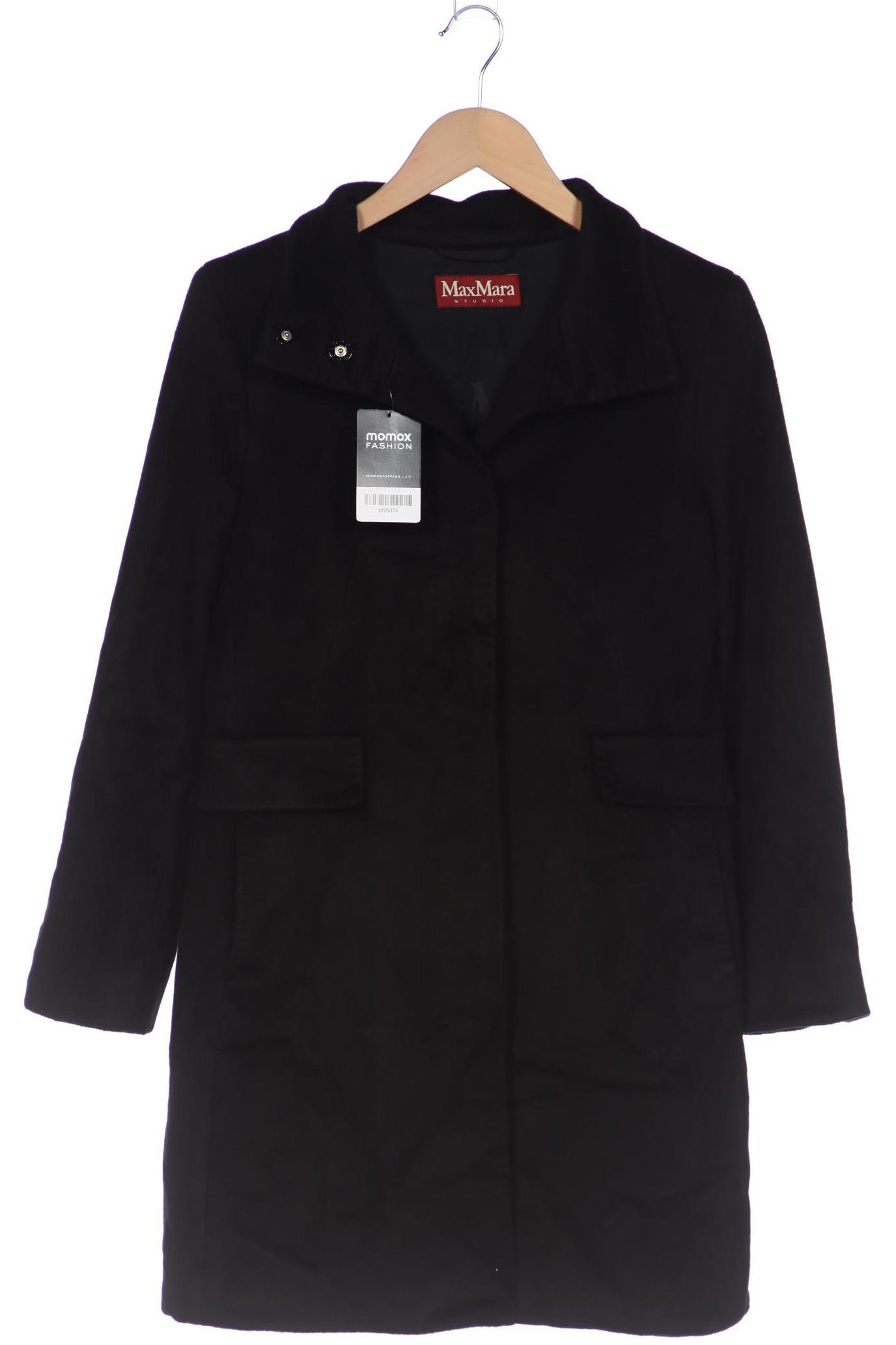 

Max Mara Damen Mantel, schwarz, Gr. 40