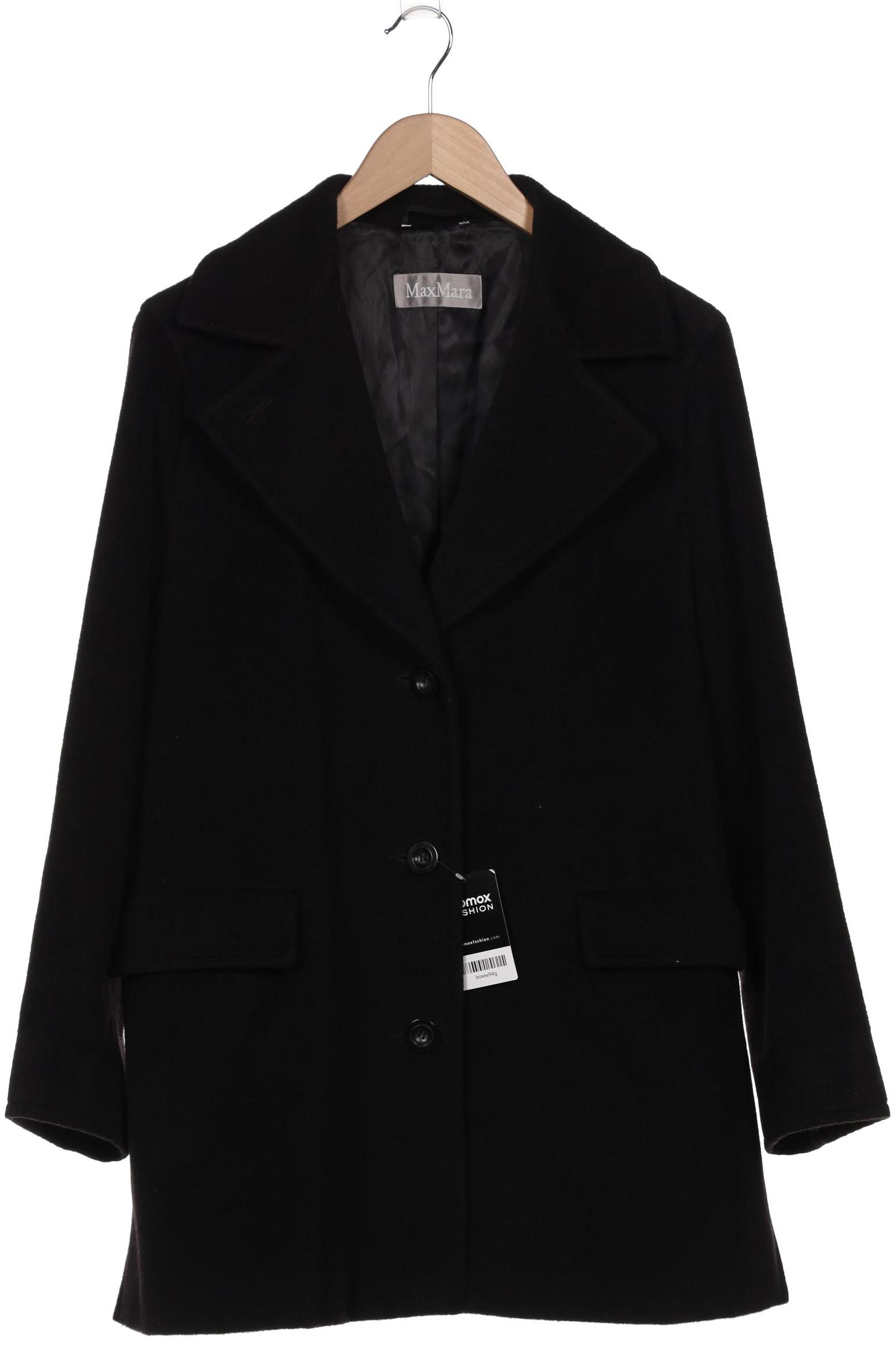 

Max Mara Damen Mantel, schwarz, Gr. 40