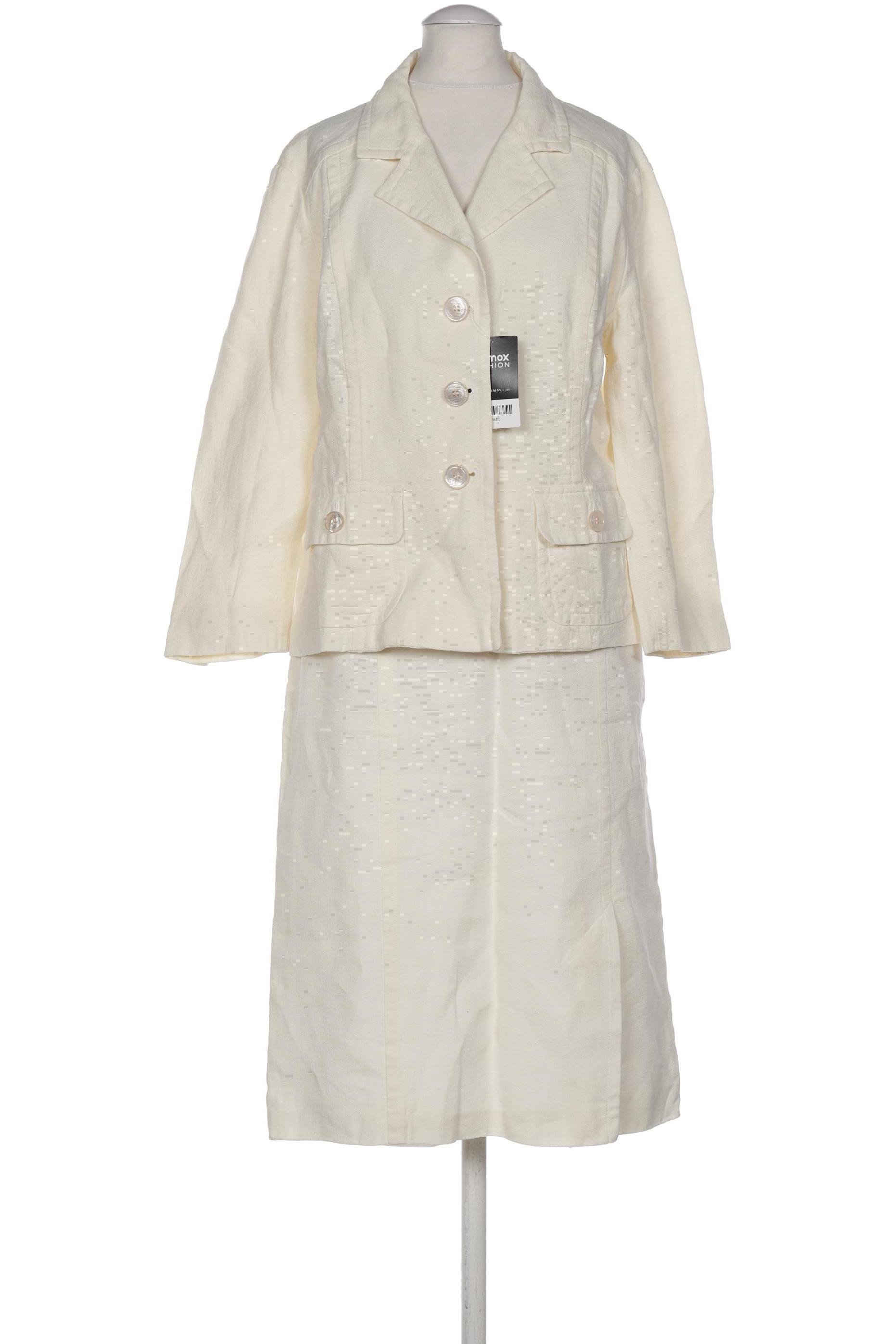

Max Mara Damen Anzug, cremeweiß, Gr. 44