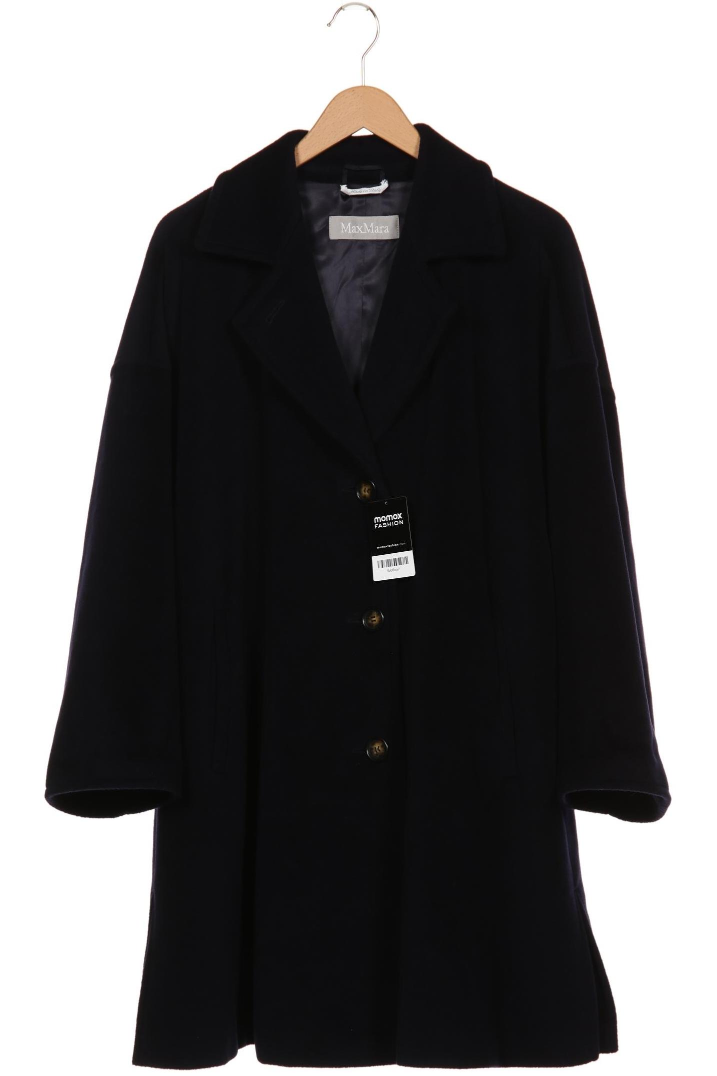 

Max Mara Damen Mantel, marineblau, Gr. 38