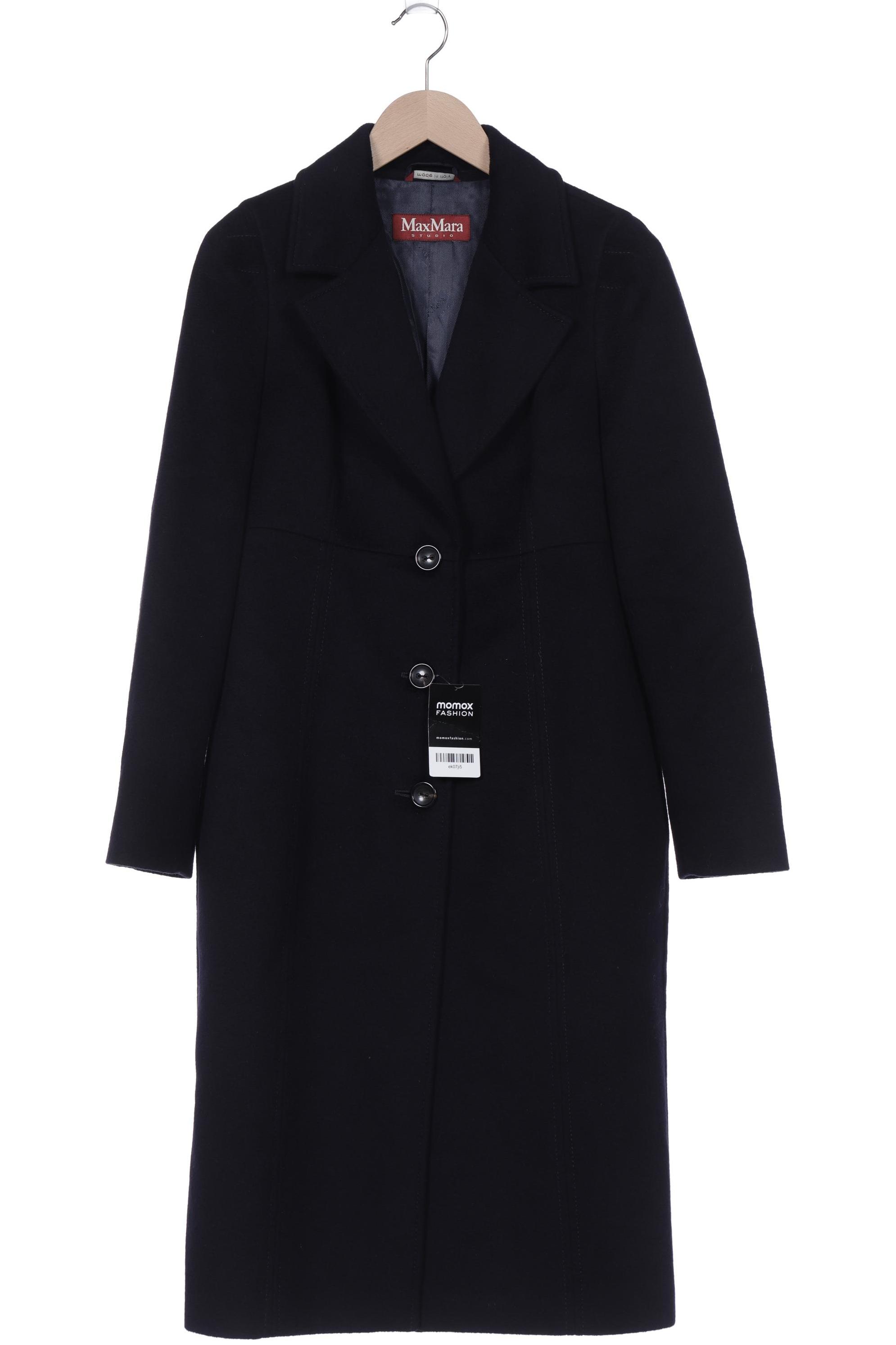 

Max Mara Damen Mantel, marineblau, Gr. 42