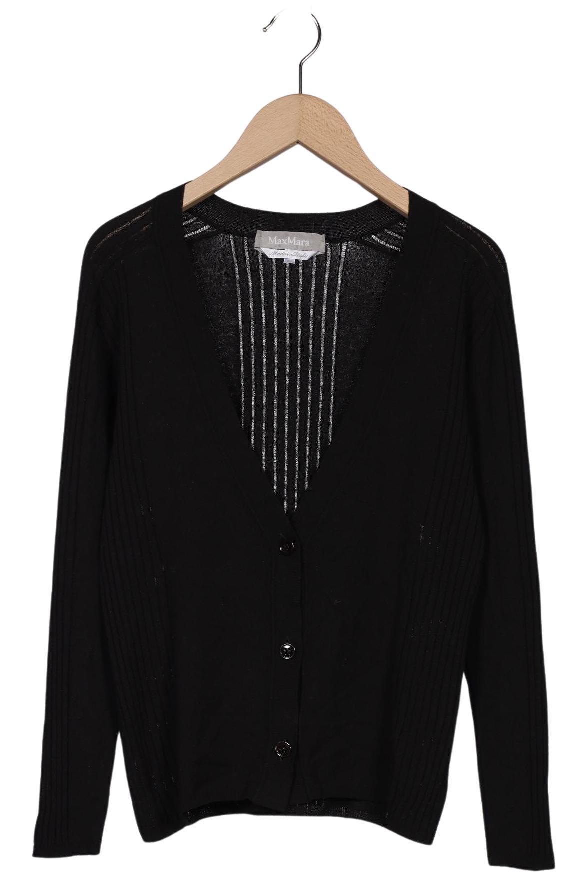 

Max Mara Damen Strickjacke, schwarz, Gr. 36