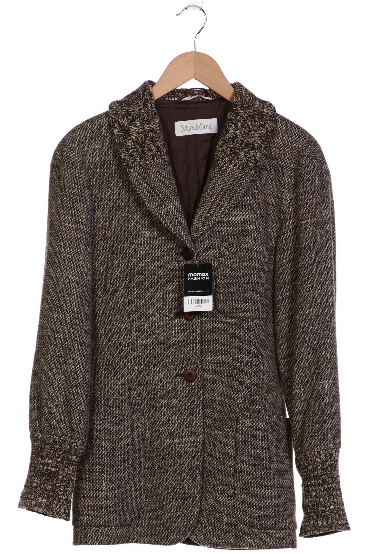 

Max Mara Damen Jacke, braun, Gr. 40