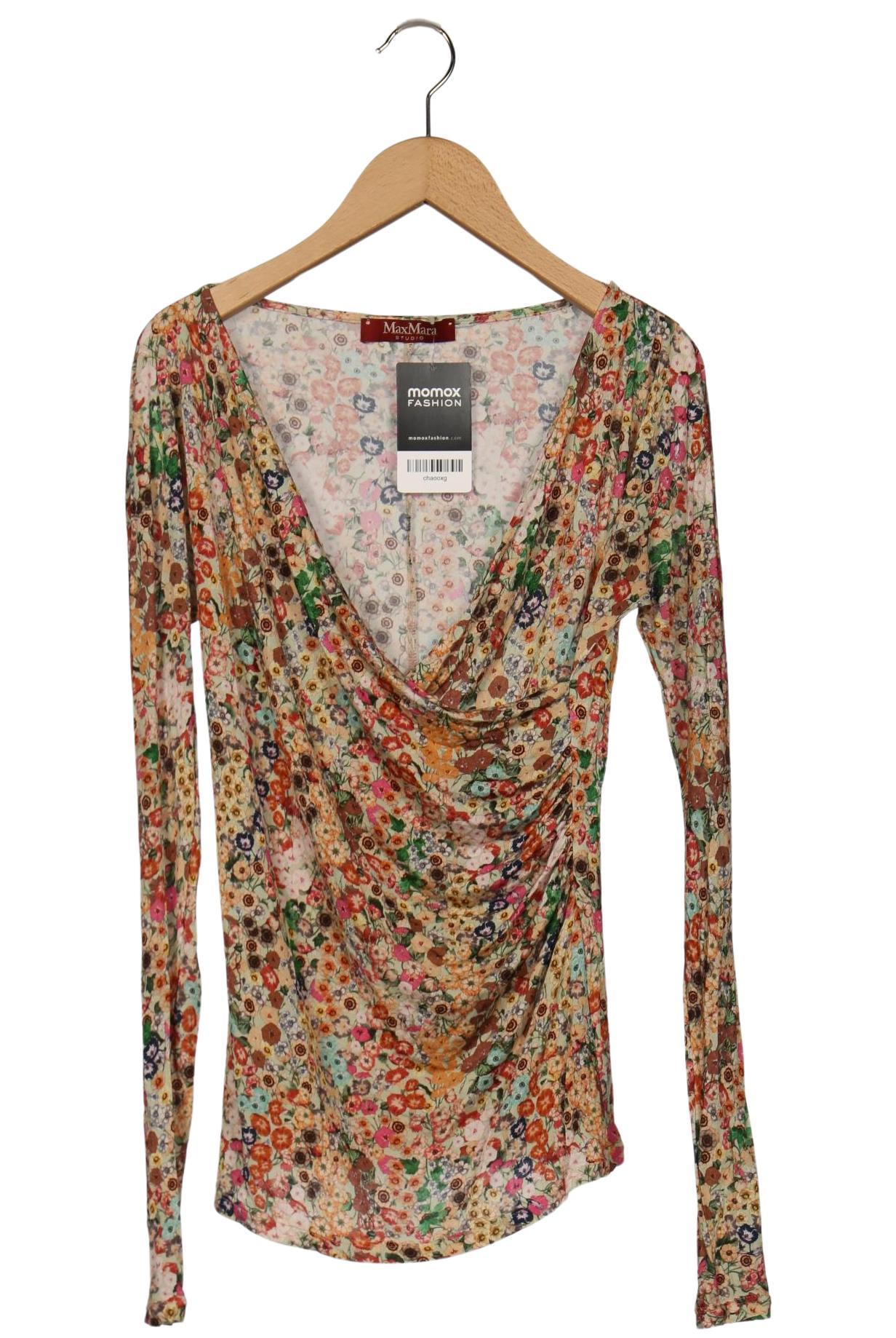 

Max Mara Damen Langarmshirt, mehrfarbig, Gr. 34