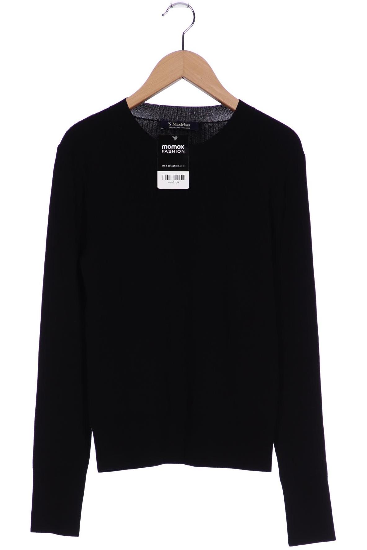 

Max Mara Damen Langarmshirt, schwarz, Gr. 36