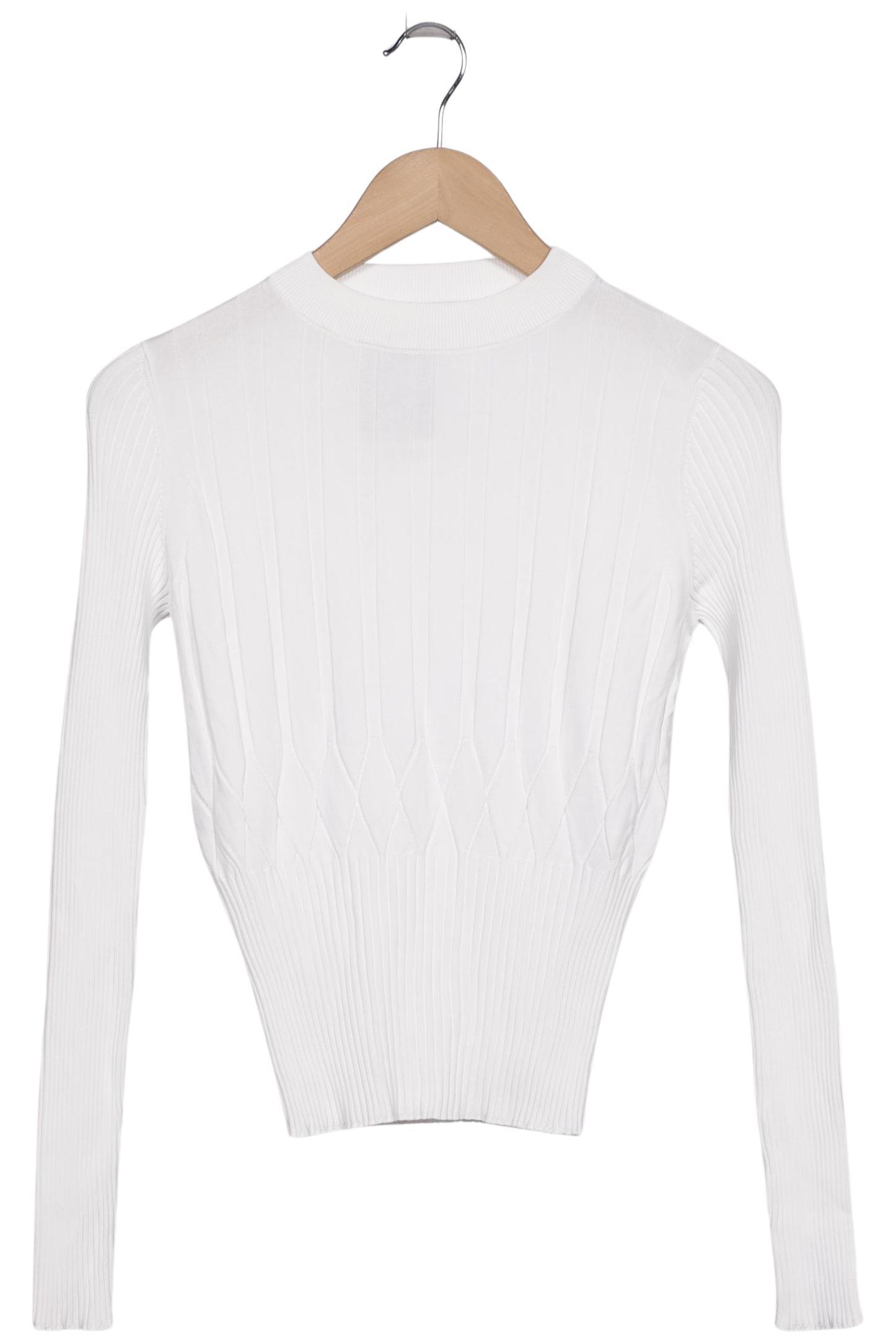 

Max Mara Damen Pullover, weiß, Gr. 34
