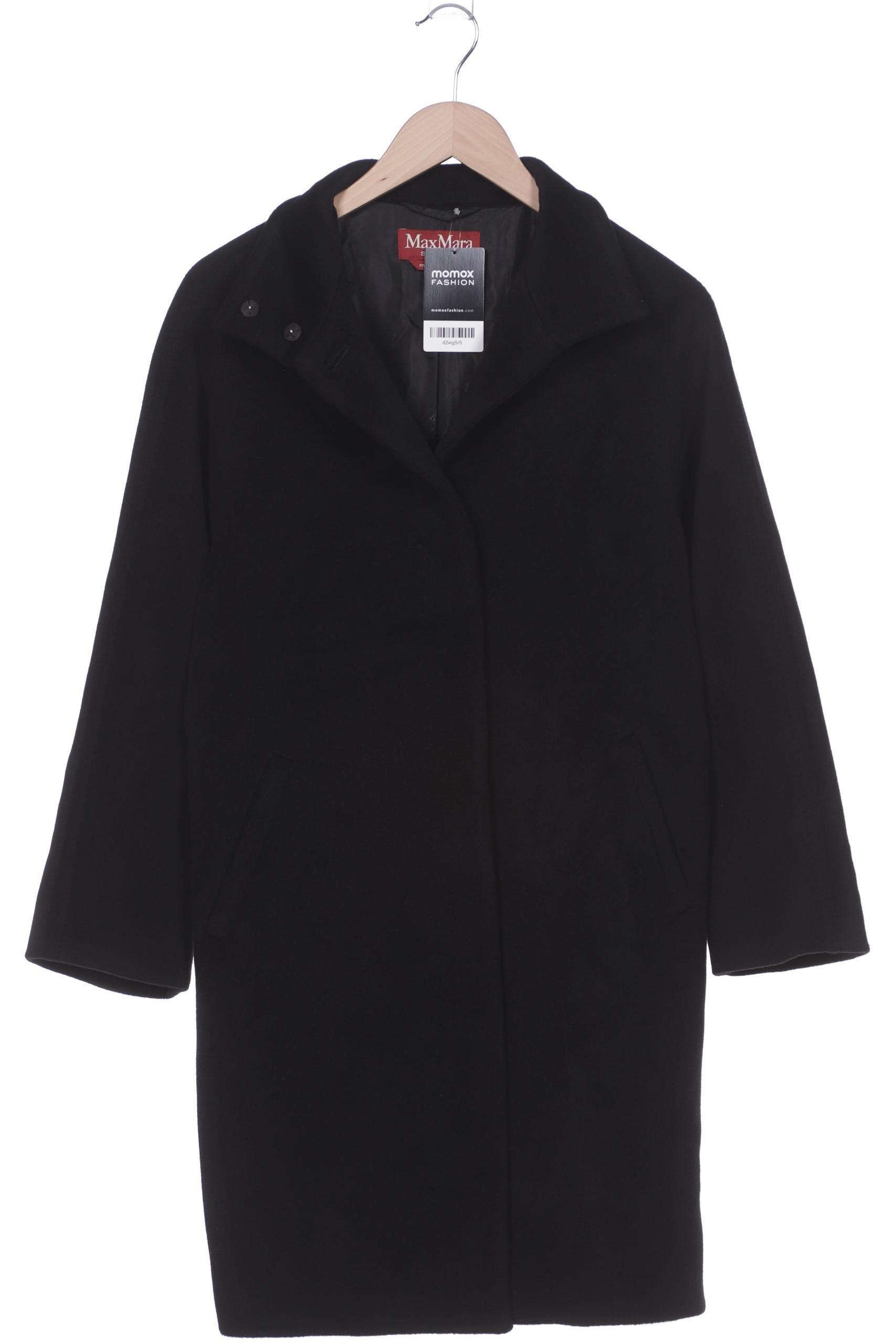 

Max Mara Damen Mantel, schwarz, Gr. 36