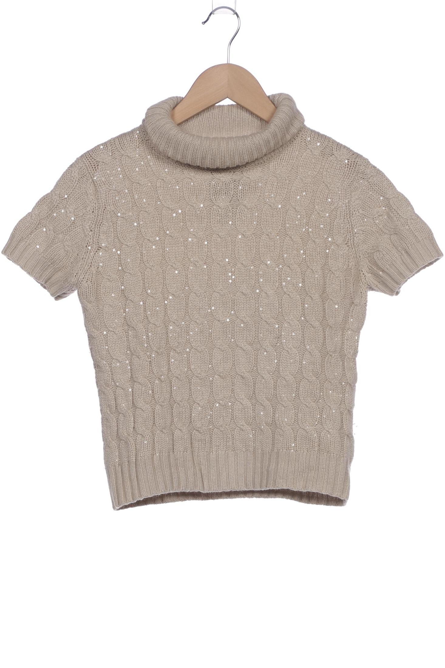 

Max Mara Damen Pullover, beige, Gr. 38