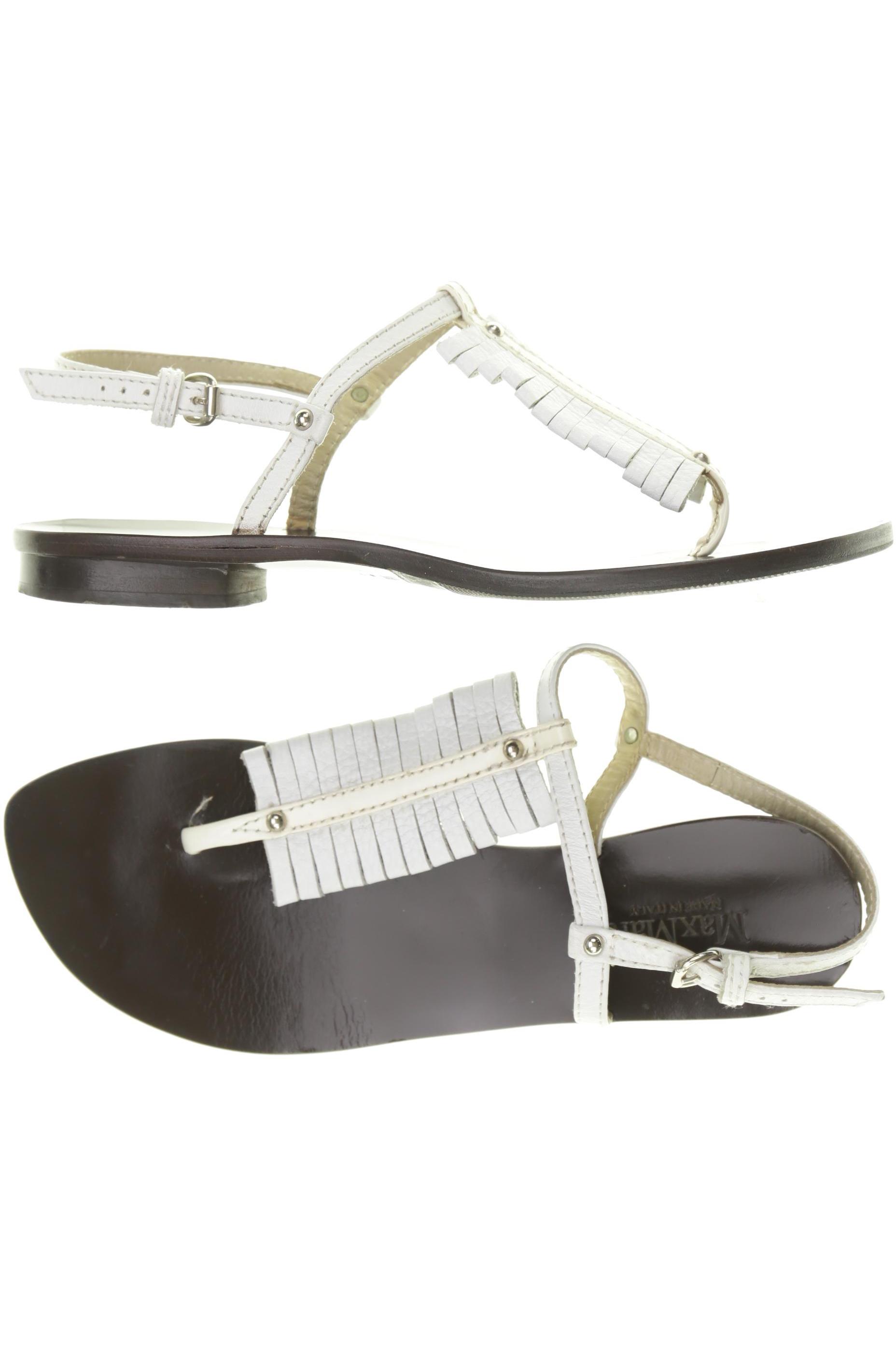 

Max Mara Damen Sandale, weiß, Gr. 37