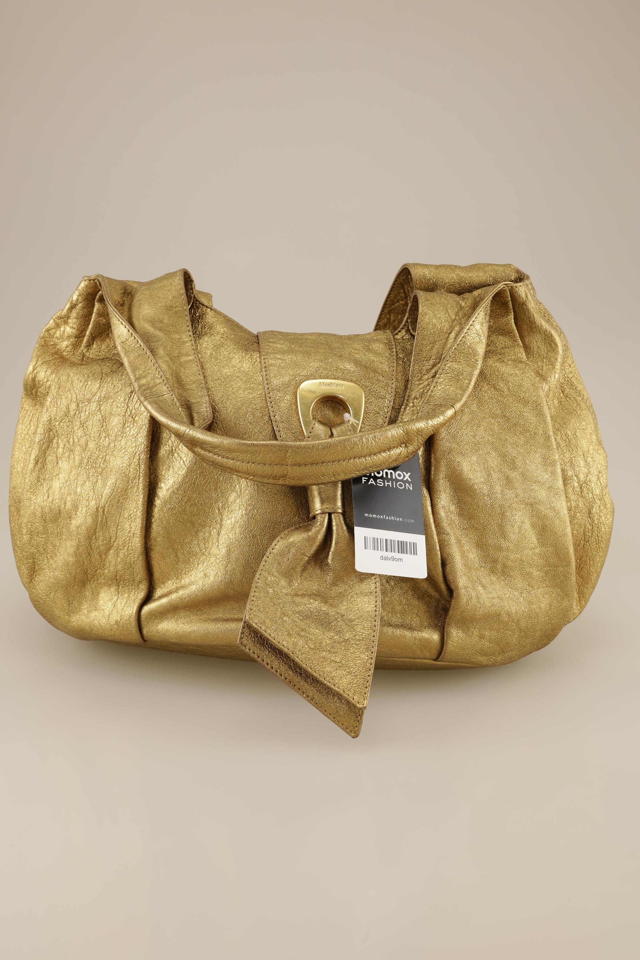 

Max Mara Damen Handtasche, gold, Gr.