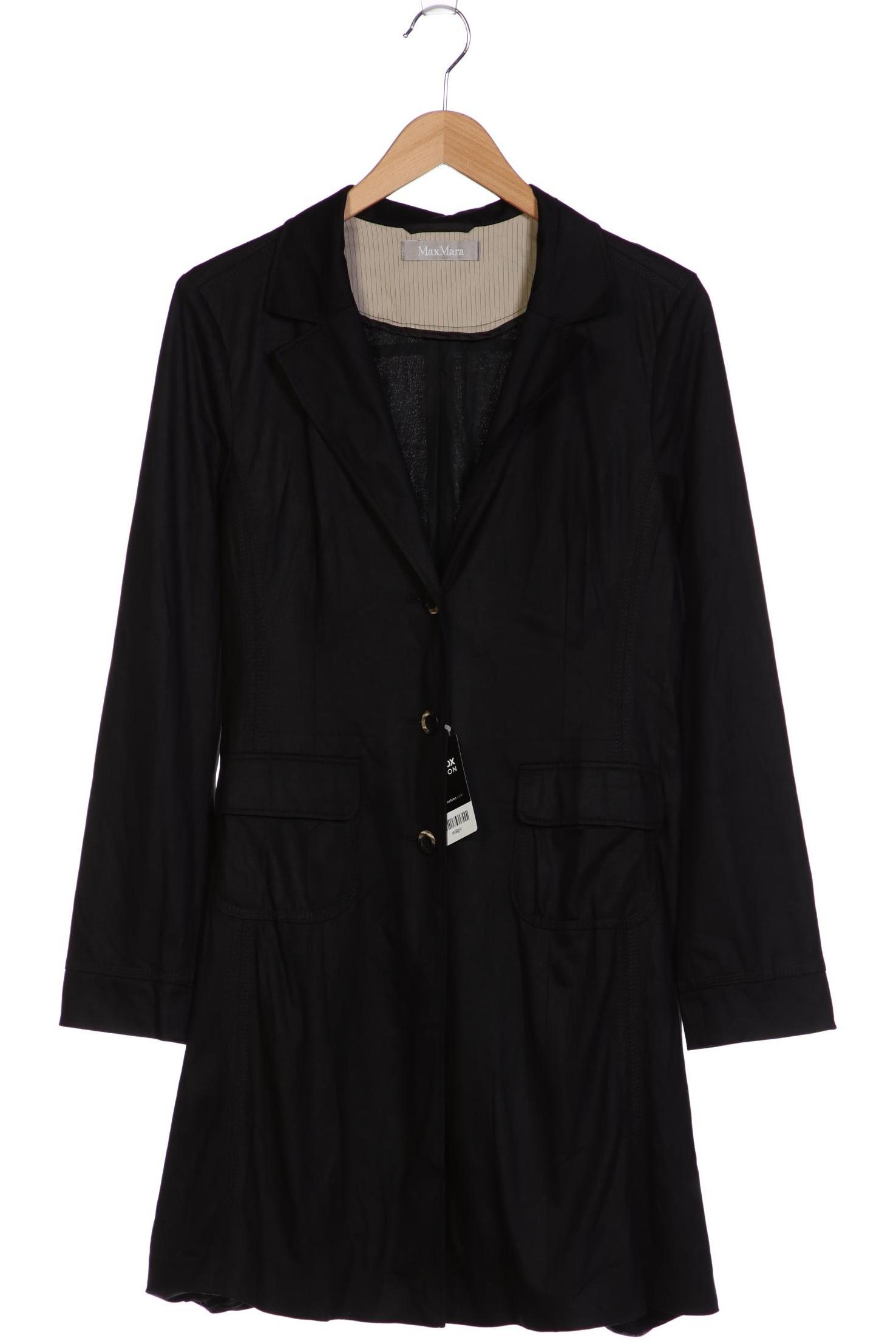 

Max Mara Damen Mantel, schwarz, Gr. 36