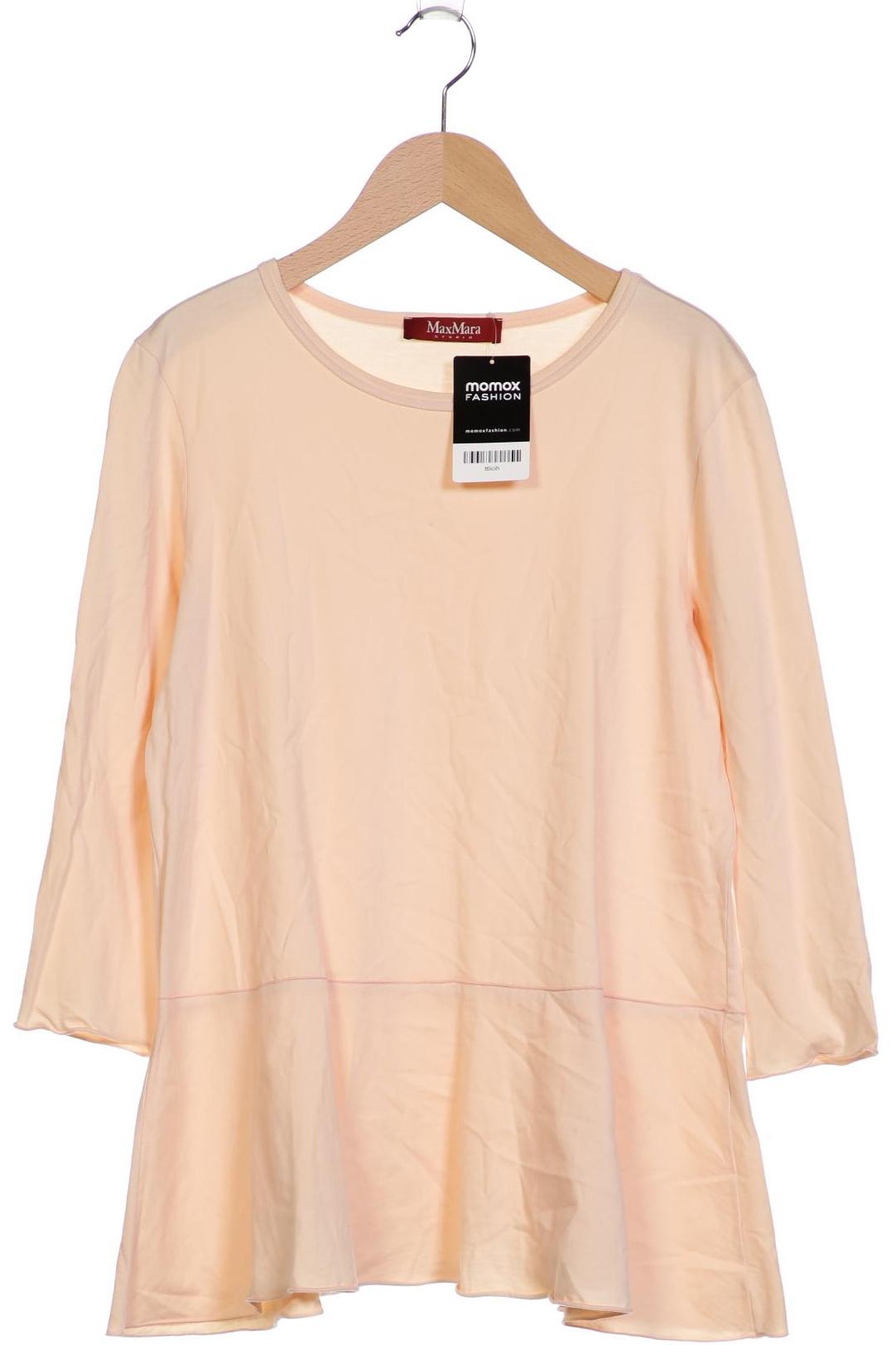 

Max Mara Damen Langarmshirt, beige, Gr. 38