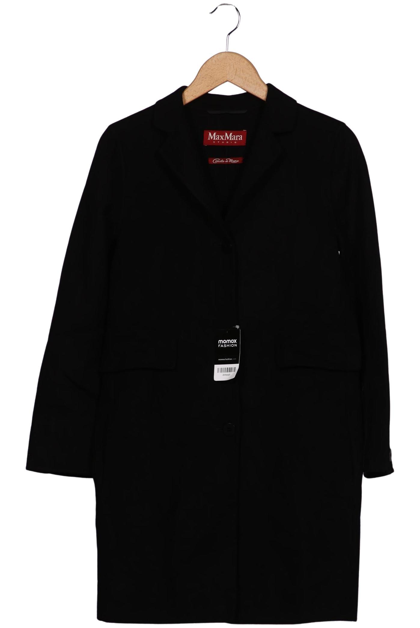 

Max Mara Damen Mantel, schwarz, Gr. 32