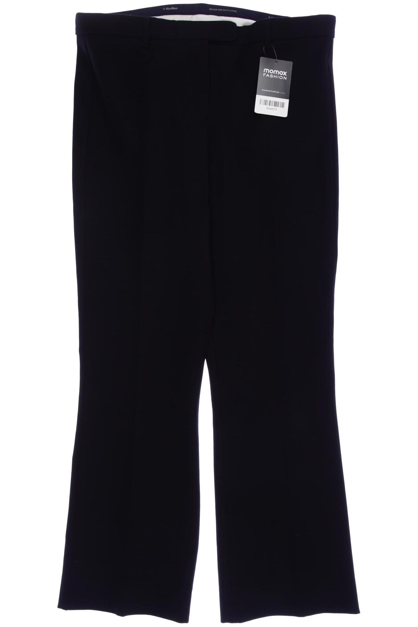 

Max Mara Damen Stoffhose, schwarz, Gr. 40