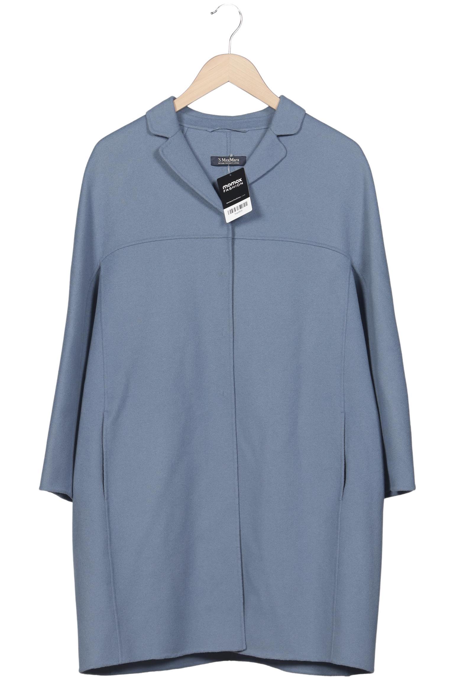 

Max Mara Damen Mantel, hellblau, Gr. 44