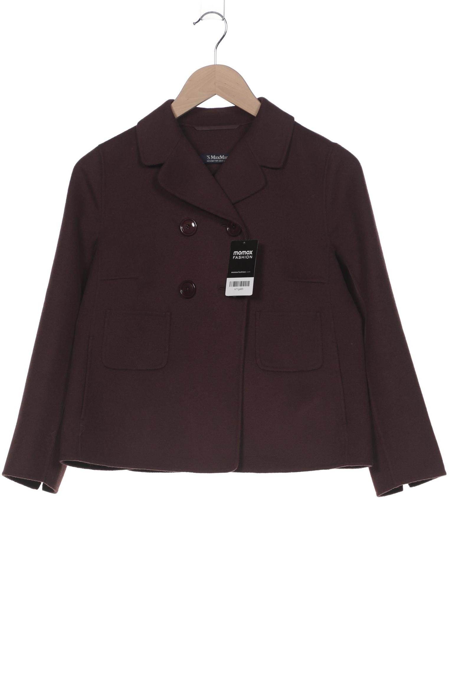 

Max Mara Damen Jacke, bordeaux, Gr. 34