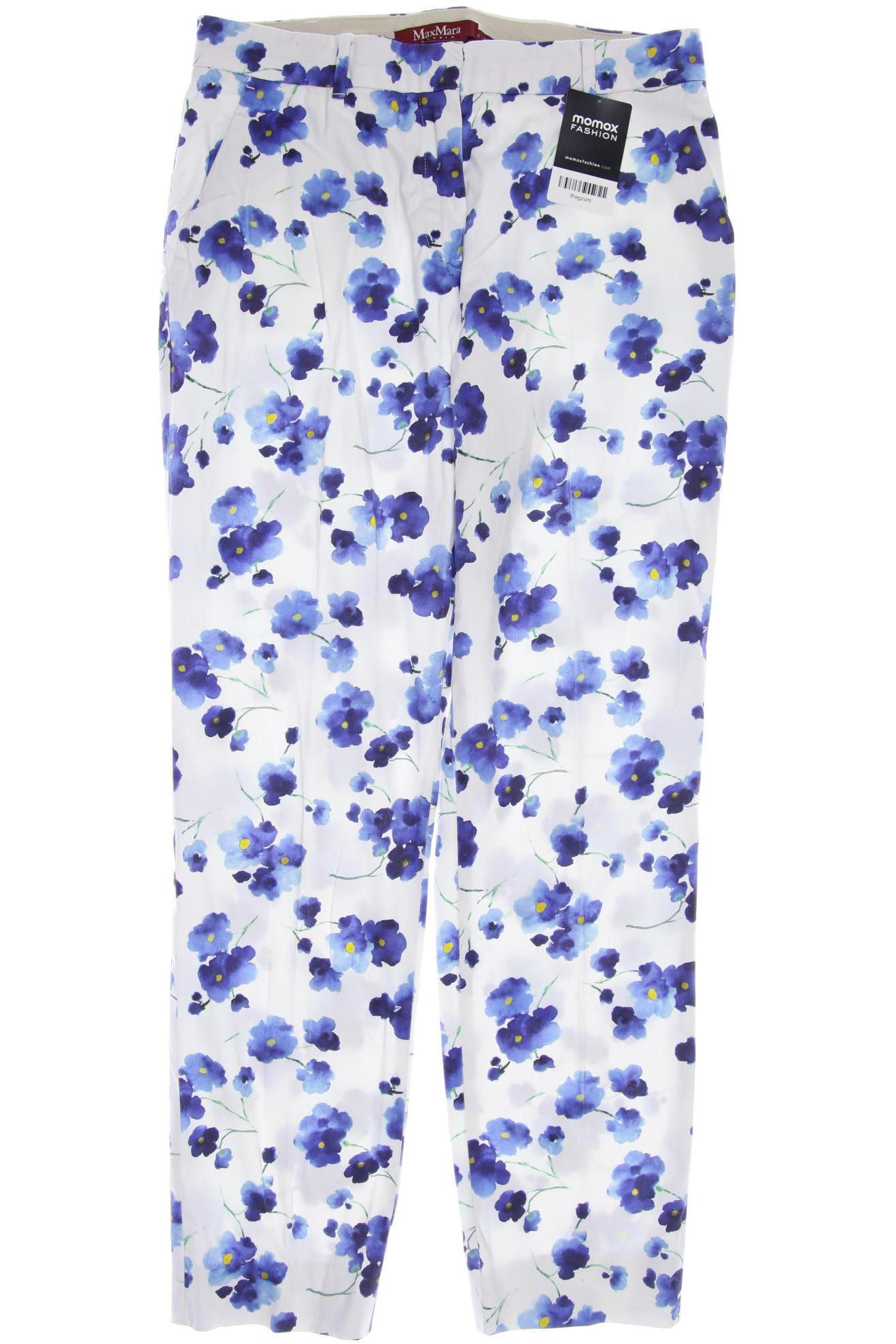 

Max Mara Damen Stoffhose, weiß, Gr. 40