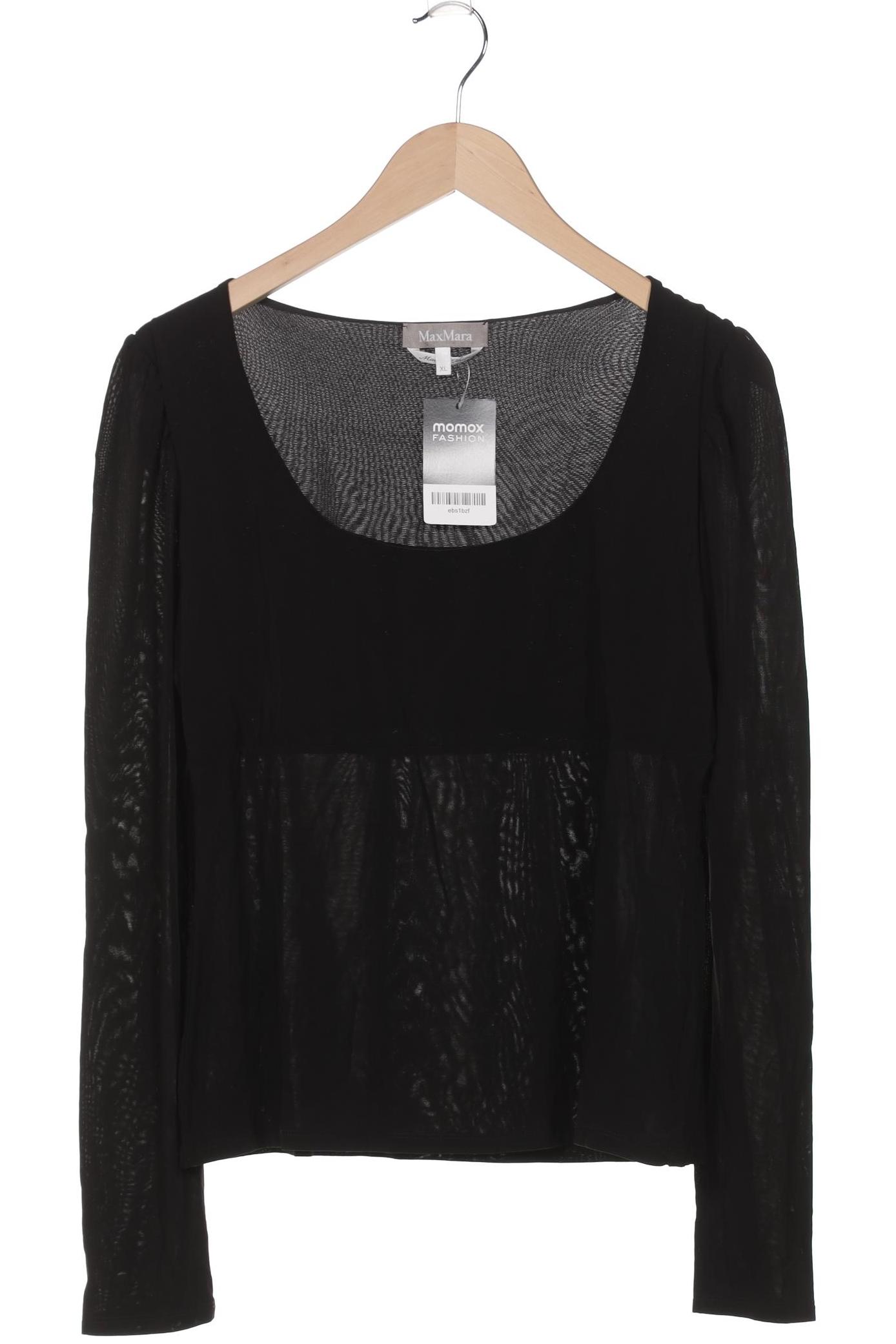 

Max Mara Damen Langarmshirt, schwarz, Gr. 44