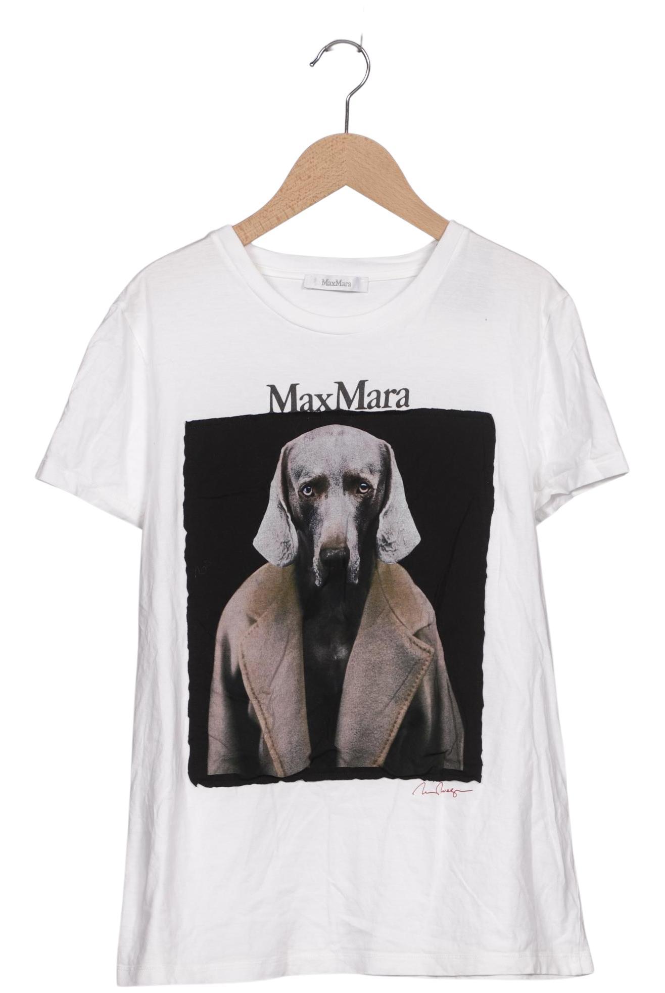 

Max Mara Damen T-Shirt, weiß, Gr. 38