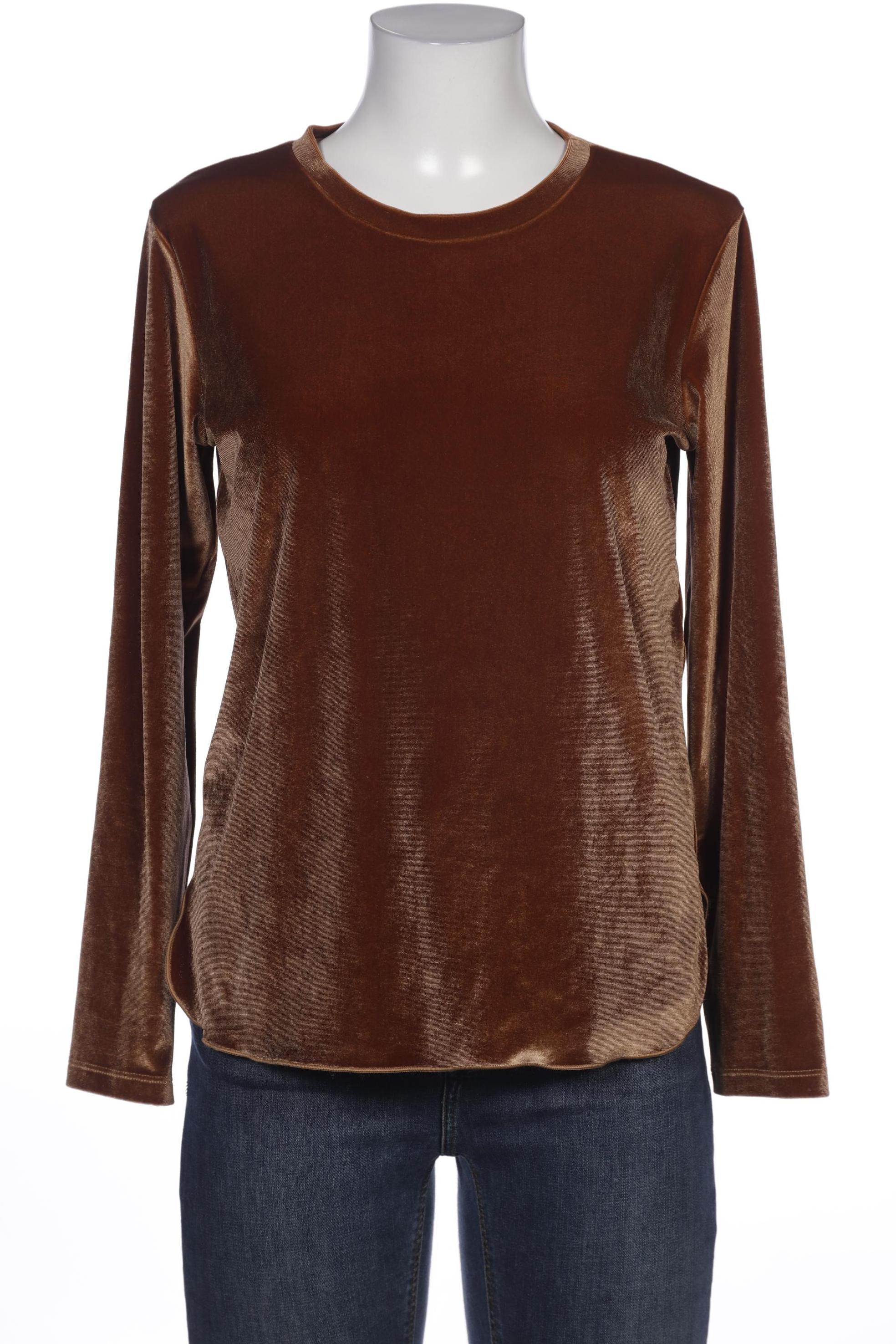 

Max Mara Damen Langarmshirt, braun, Gr. 36