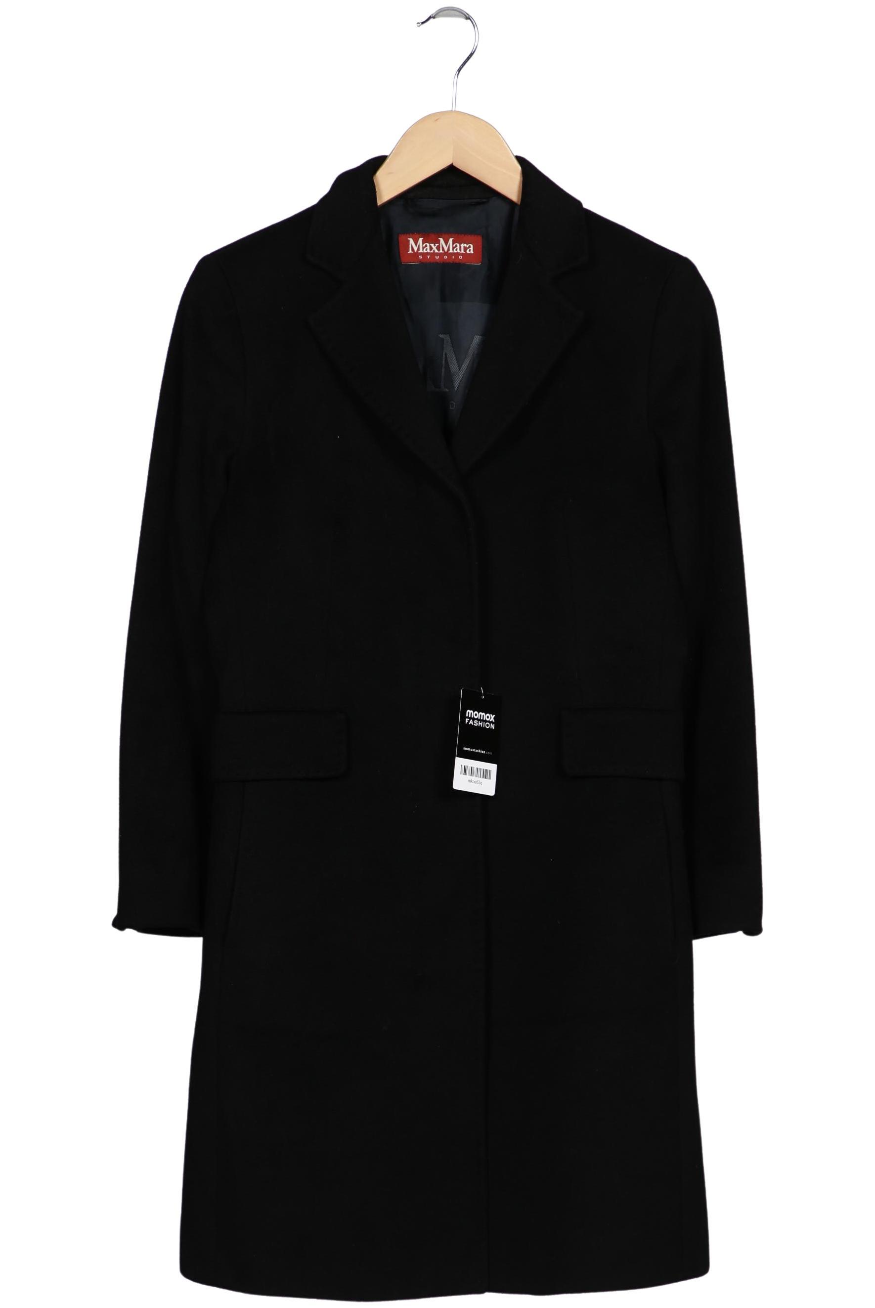 

Max Mara Damen Mantel, schwarz, Gr. 38