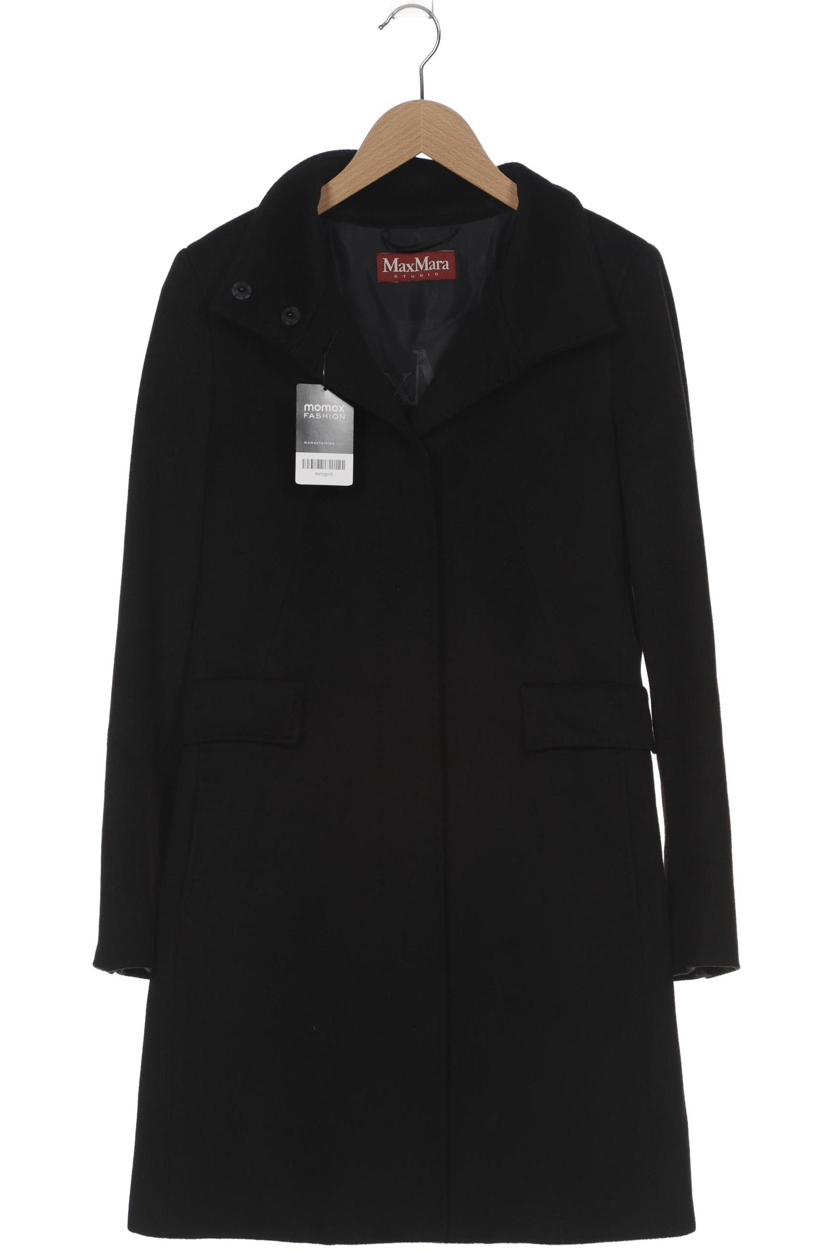 

Max Mara Damen Mantel, schwarz, Gr. 38