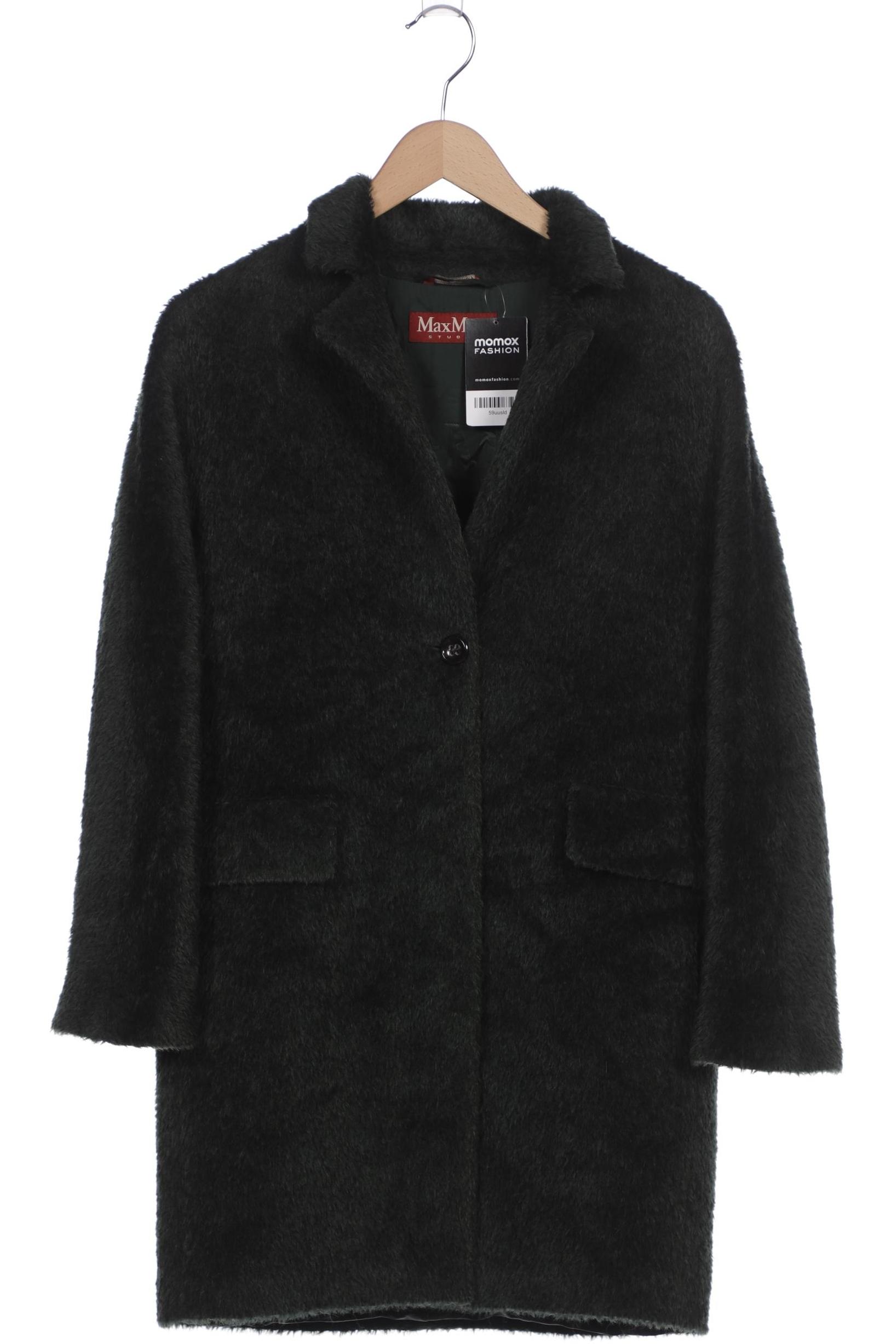 

Max Mara Damen Mantel, grün, Gr. 36