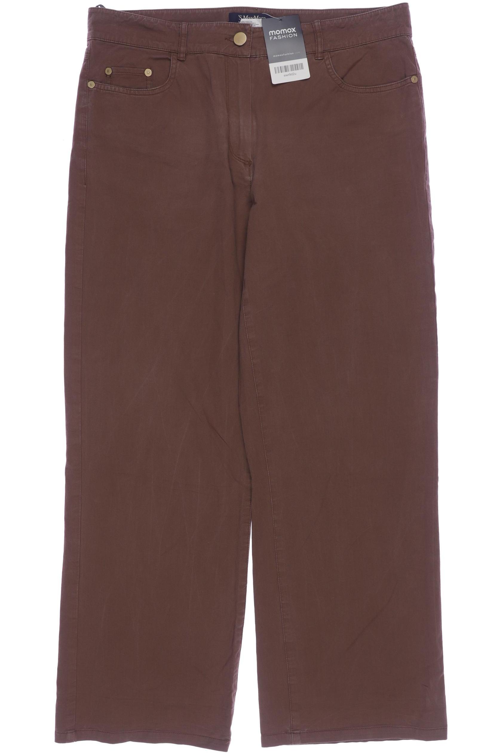 

Max Mara Damen Stoffhose, braun, Gr. 40