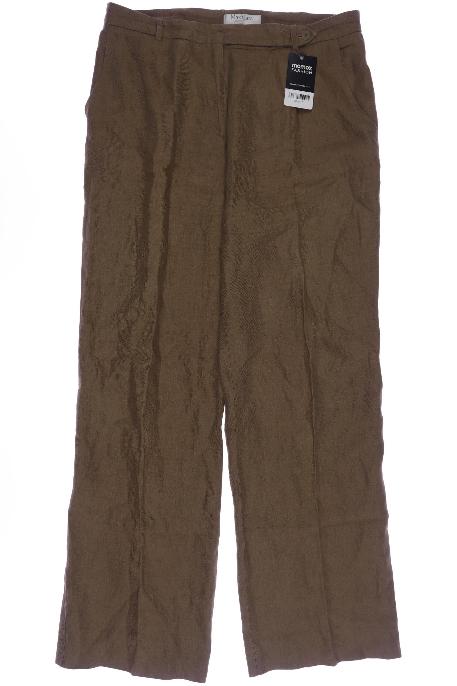 

Max Mara Damen Stoffhose, braun, Gr. 46