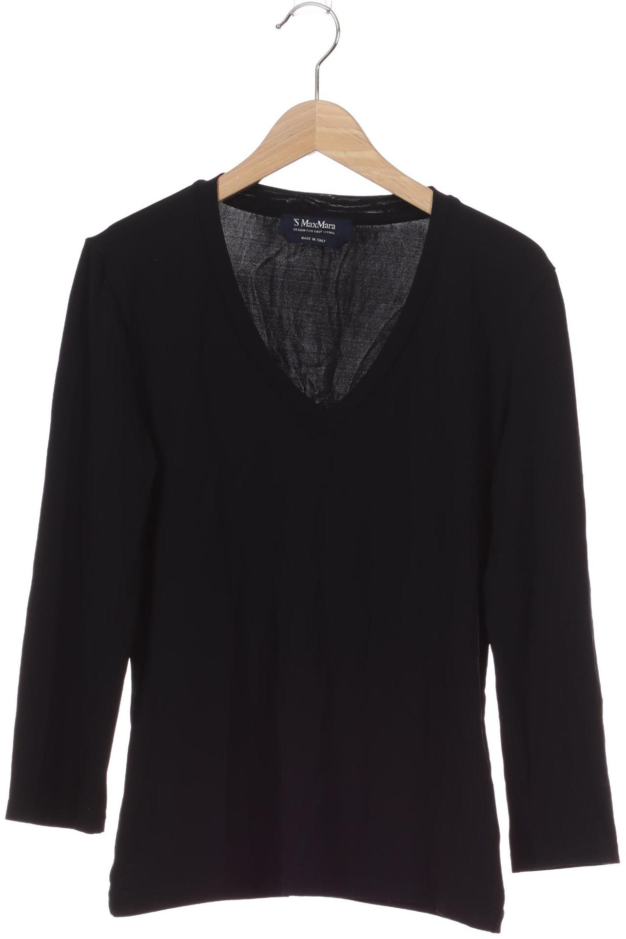 

Max Mara Damen Langarmshirt, schwarz, Gr. 36