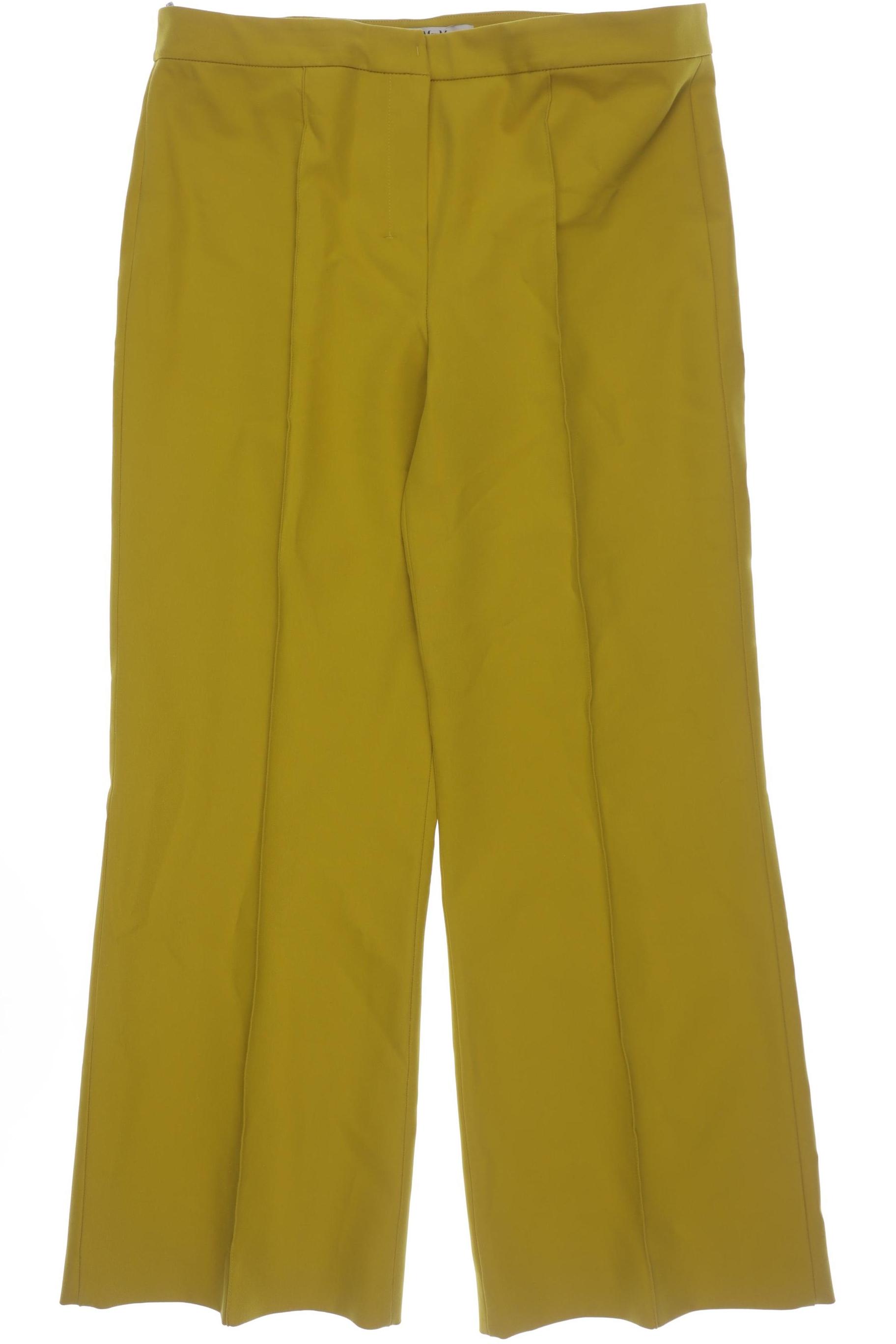 

Max Mara Damen Stoffhose, gelb, Gr. 44