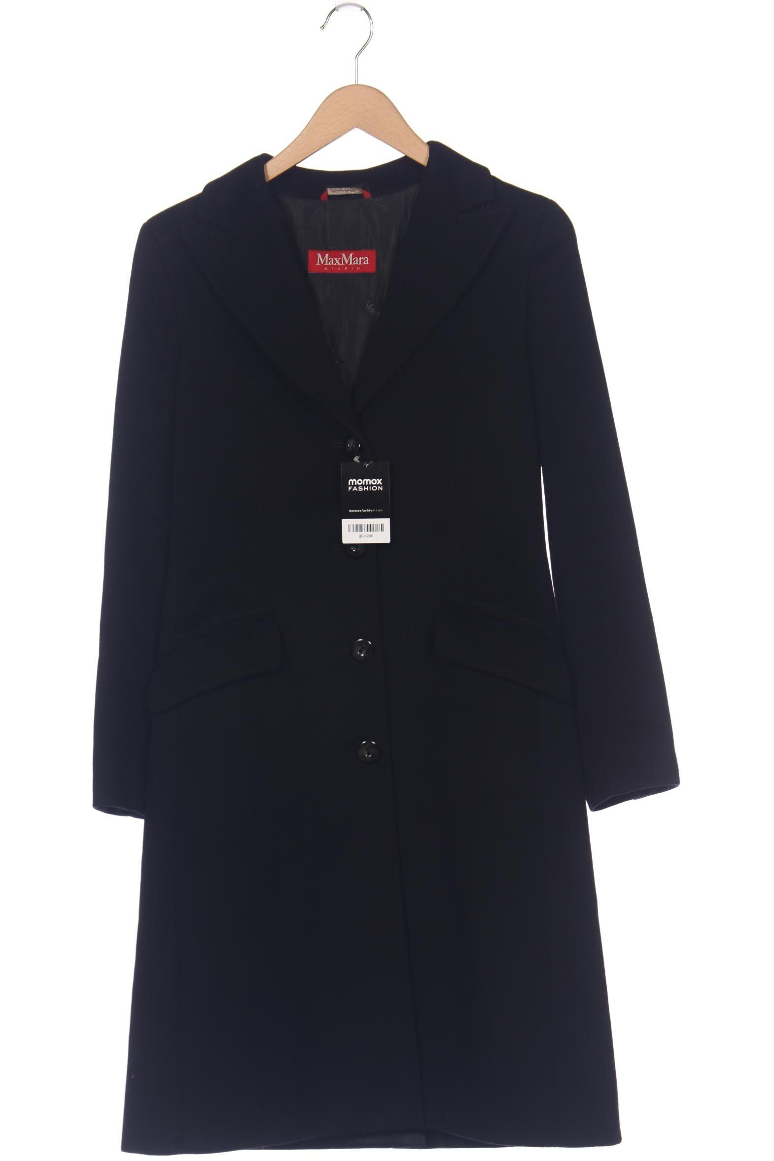 

Max Mara Damen Mantel, schwarz, Gr. 38